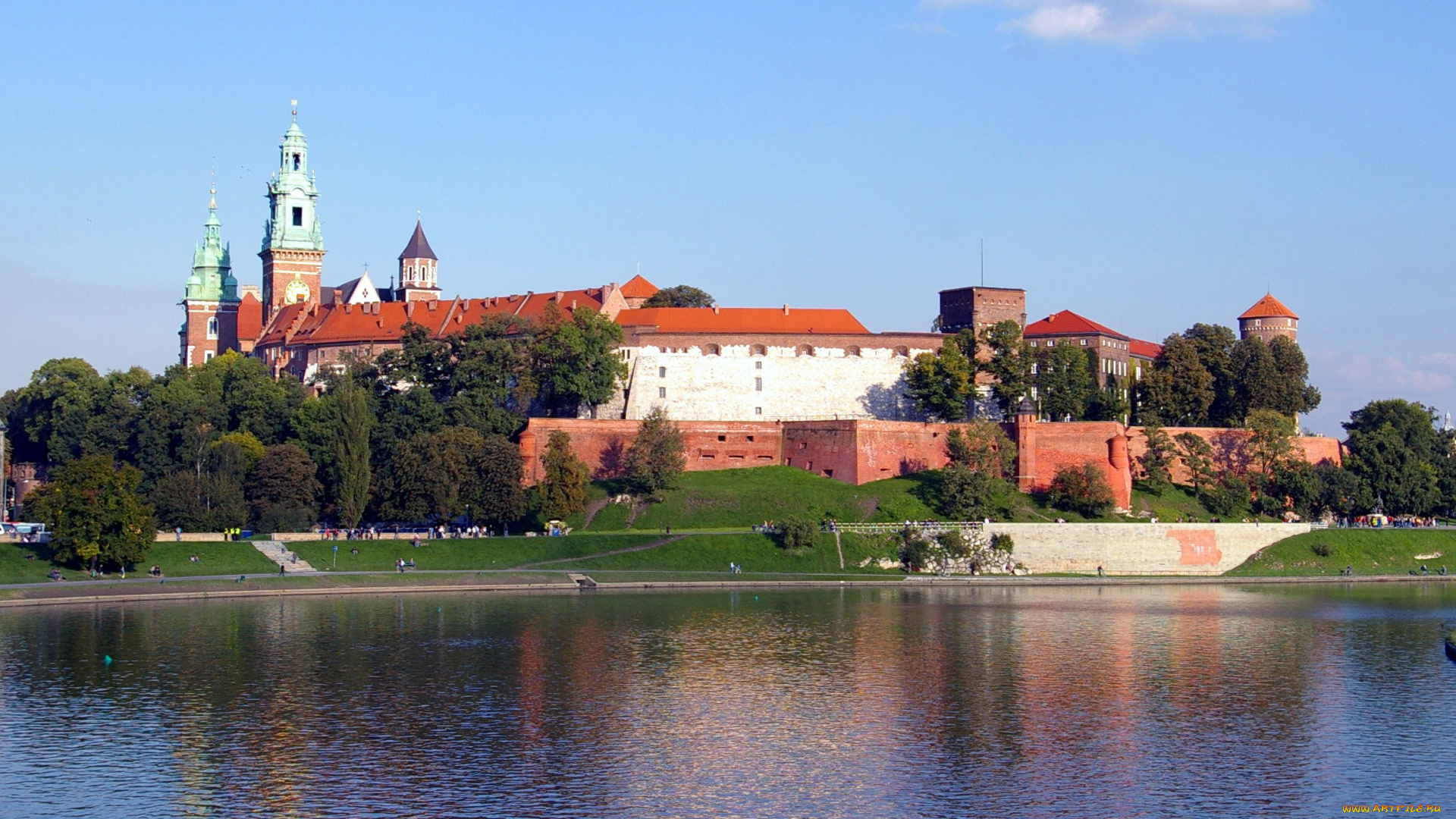 wawel, castle, города, краков, , польша, wawel, castle