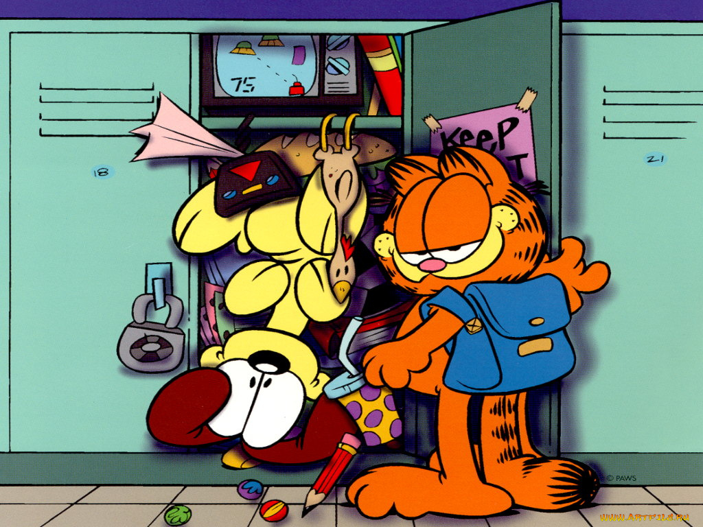 garfield, мультфильмы