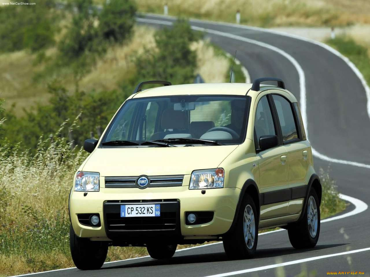 fiat, panda, 4x4, 2004, автомобили