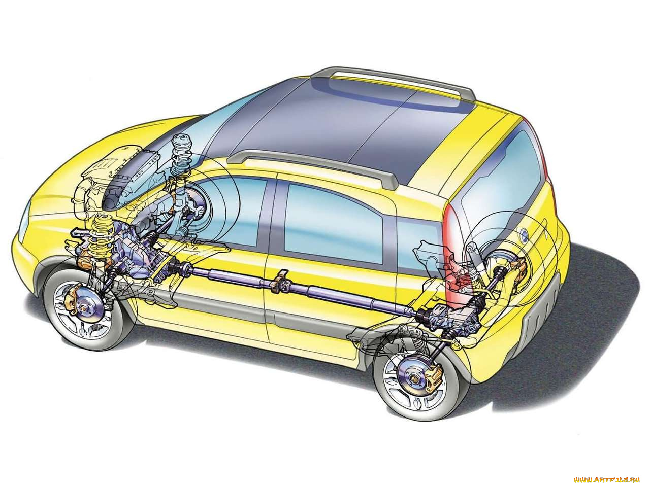 fiat, panda, 4x4, 2004, автомобили