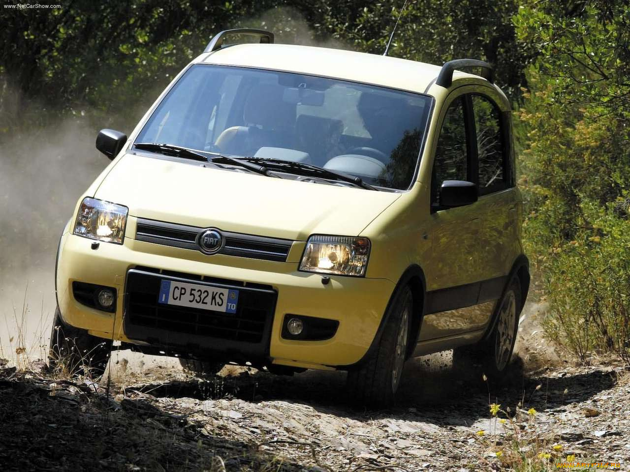 fiat, panda, 4x4, 2004, автомобили