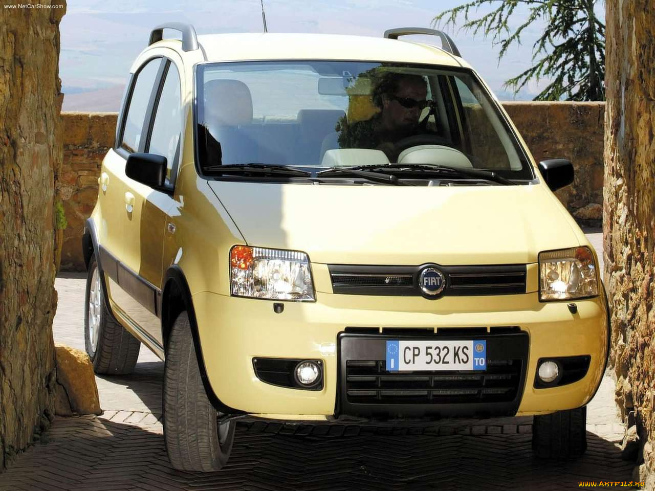 fiat, panda, 4x4, 2004, автомобили