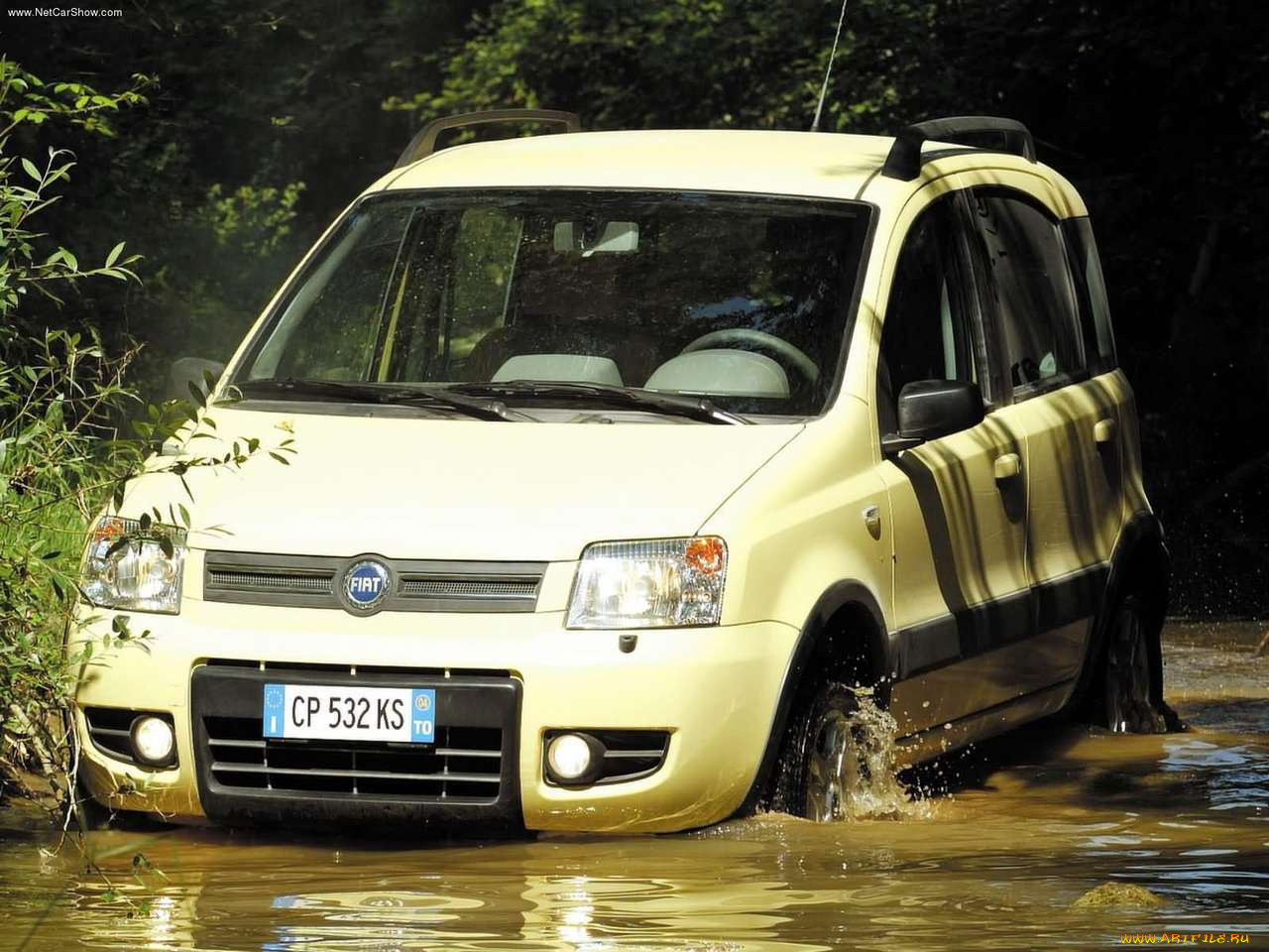 fiat, panda, 4x4, 2004, автомобили