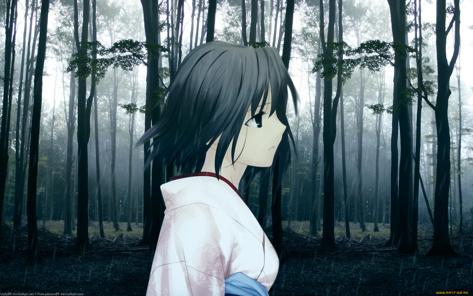 shiki, ryougi, аниме, kara, no, kyokai