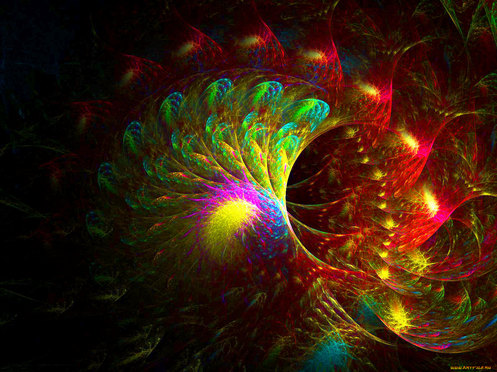 3д, графика, fractal, фракталы, фрактал, фон, узор