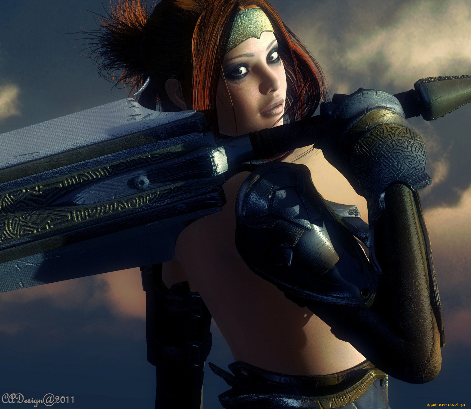 3д, графика, people, люди, девушка, взгляд