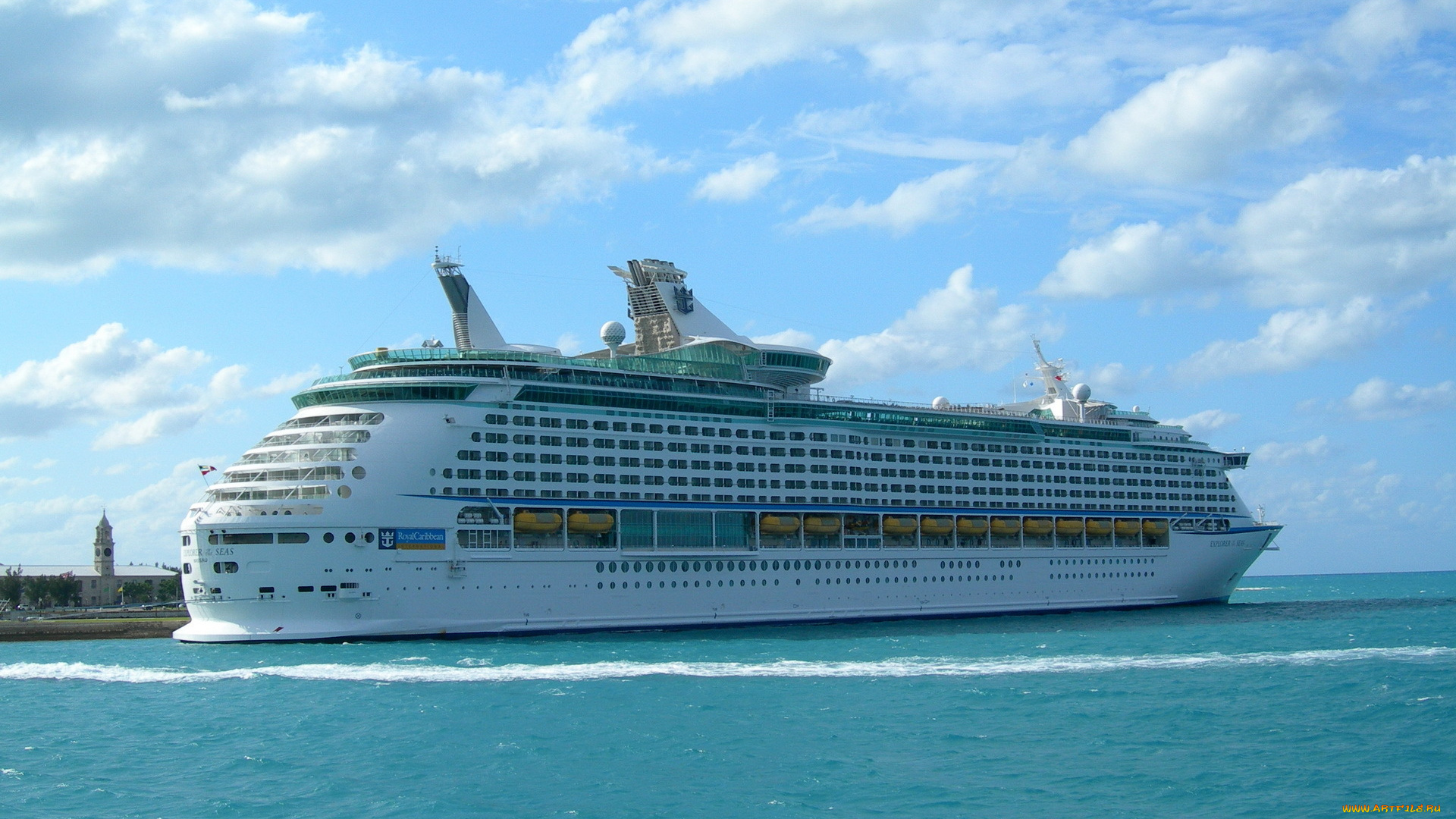 корабли, лайнеры, круиз