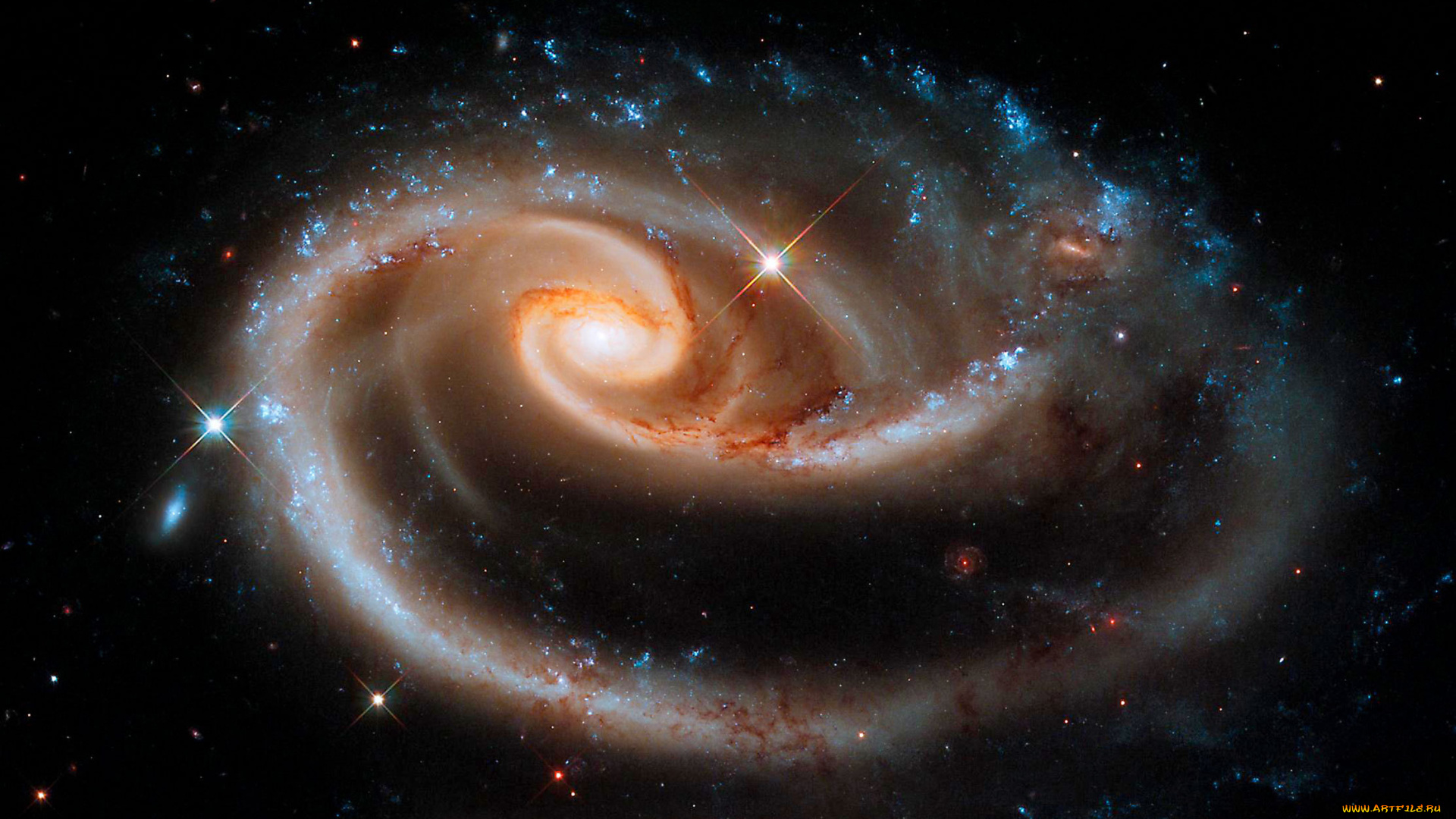 космос, галактики, туманности, созвездие, андромеда, ugc, 1810, arp, 273