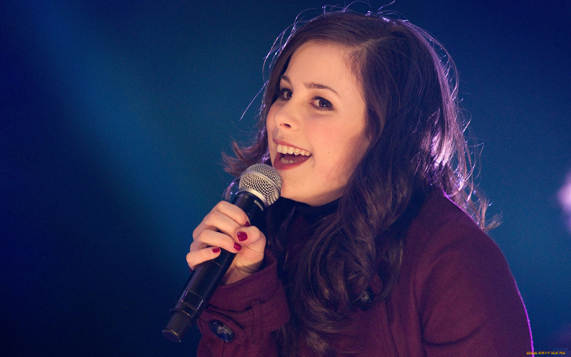 музыка, lena, meyer, landrut, микрофон
