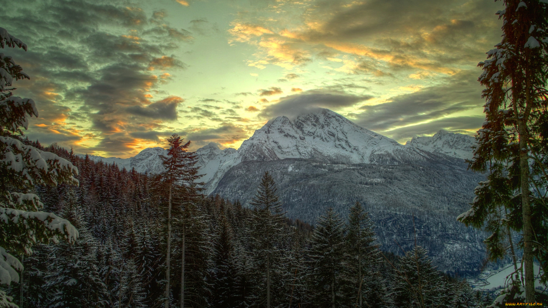 southern, bavaria, germany, природа, горы, небо, облака