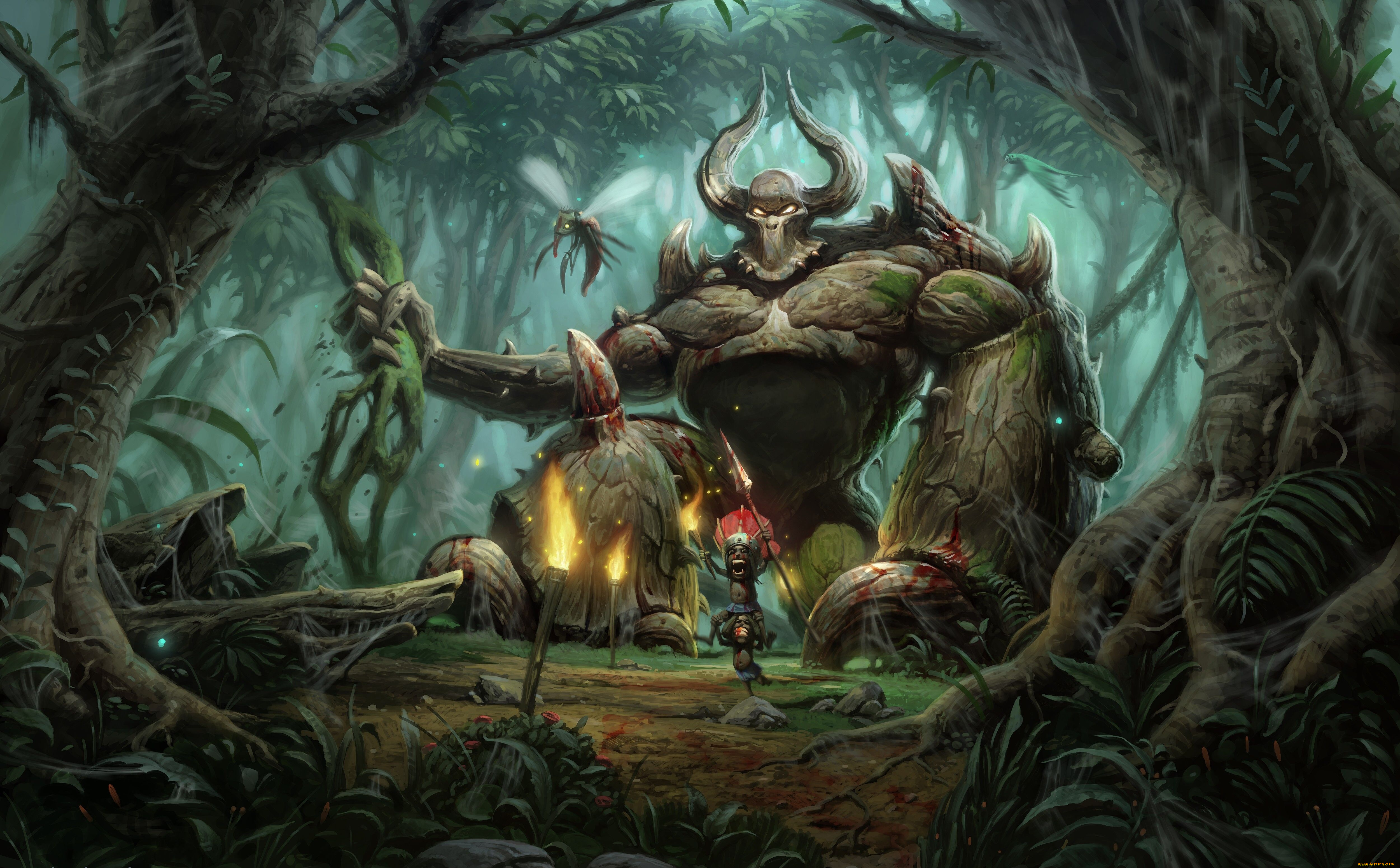 diablo, видео, игры, ii, fetish, shaman, giant, mosquito