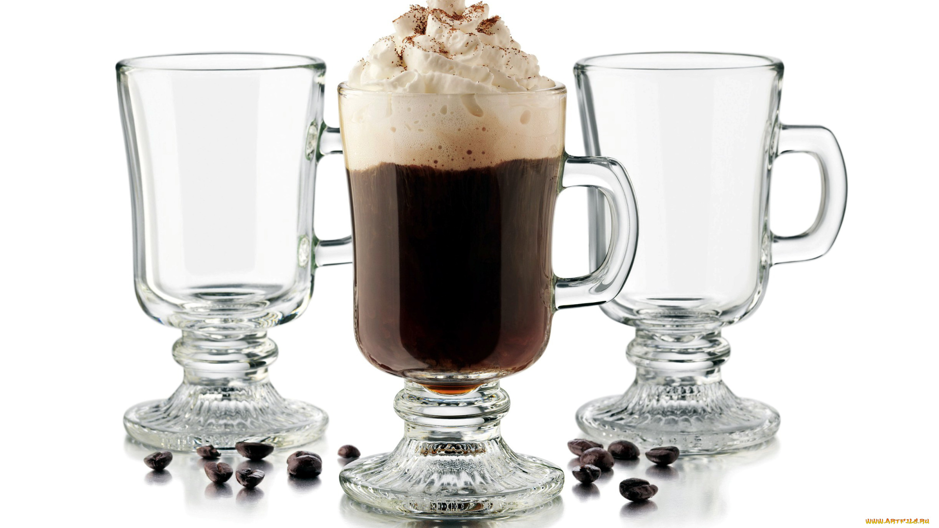 еда, кофе, , кофейные, зёрна, сливки, бокалы, зерна
