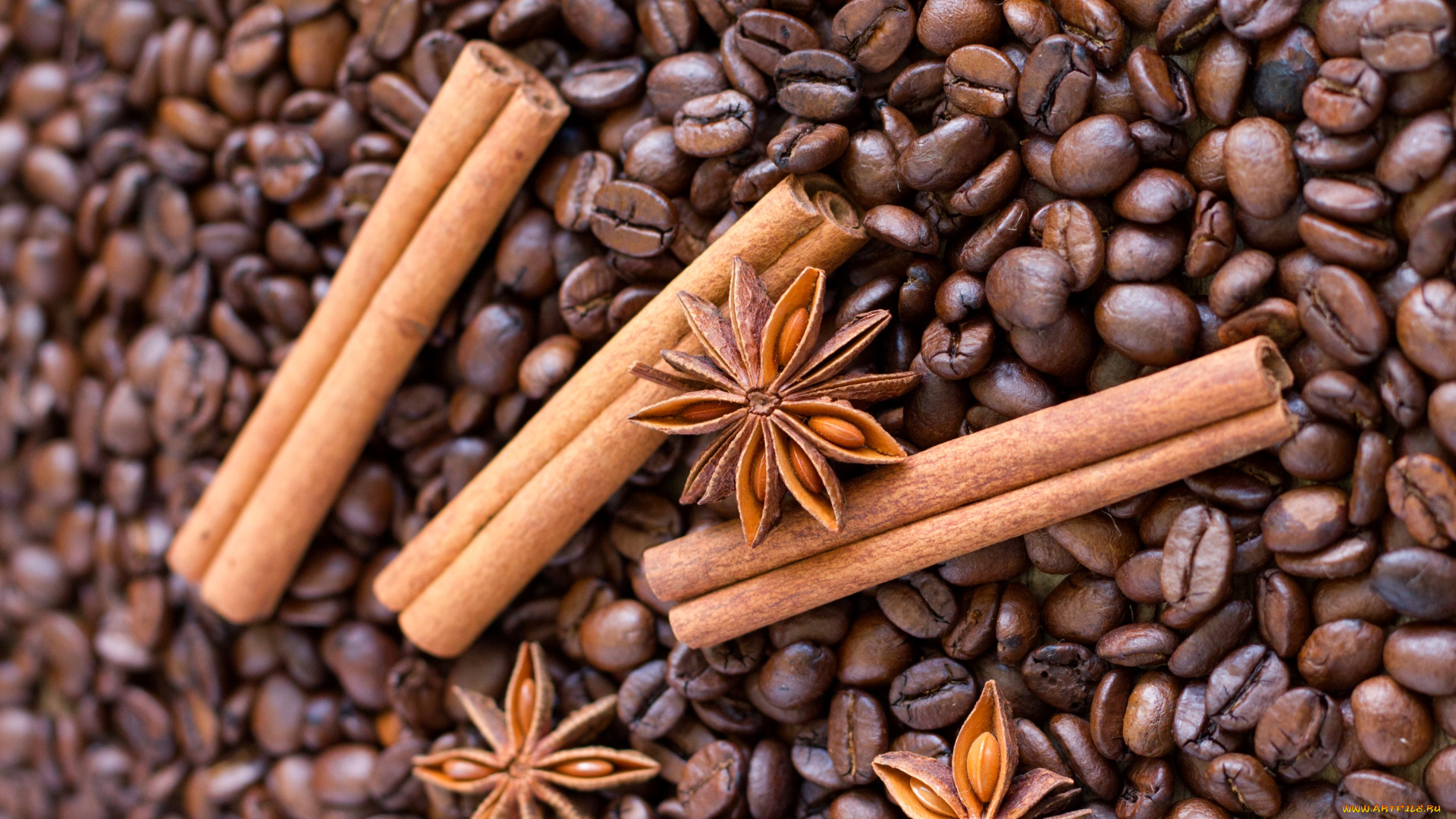 еда, разное, корица, кофе, анис