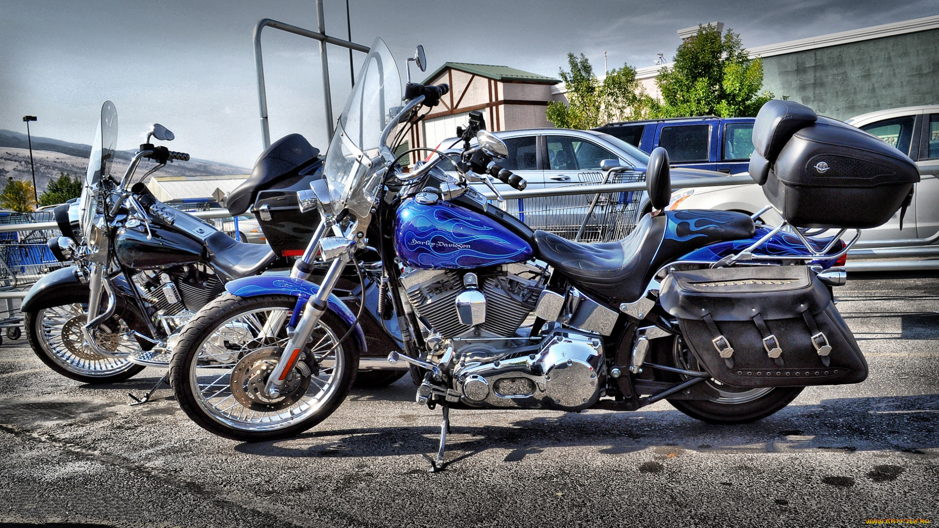 harley-davidson, мотоциклы, сша, дорожные, классические