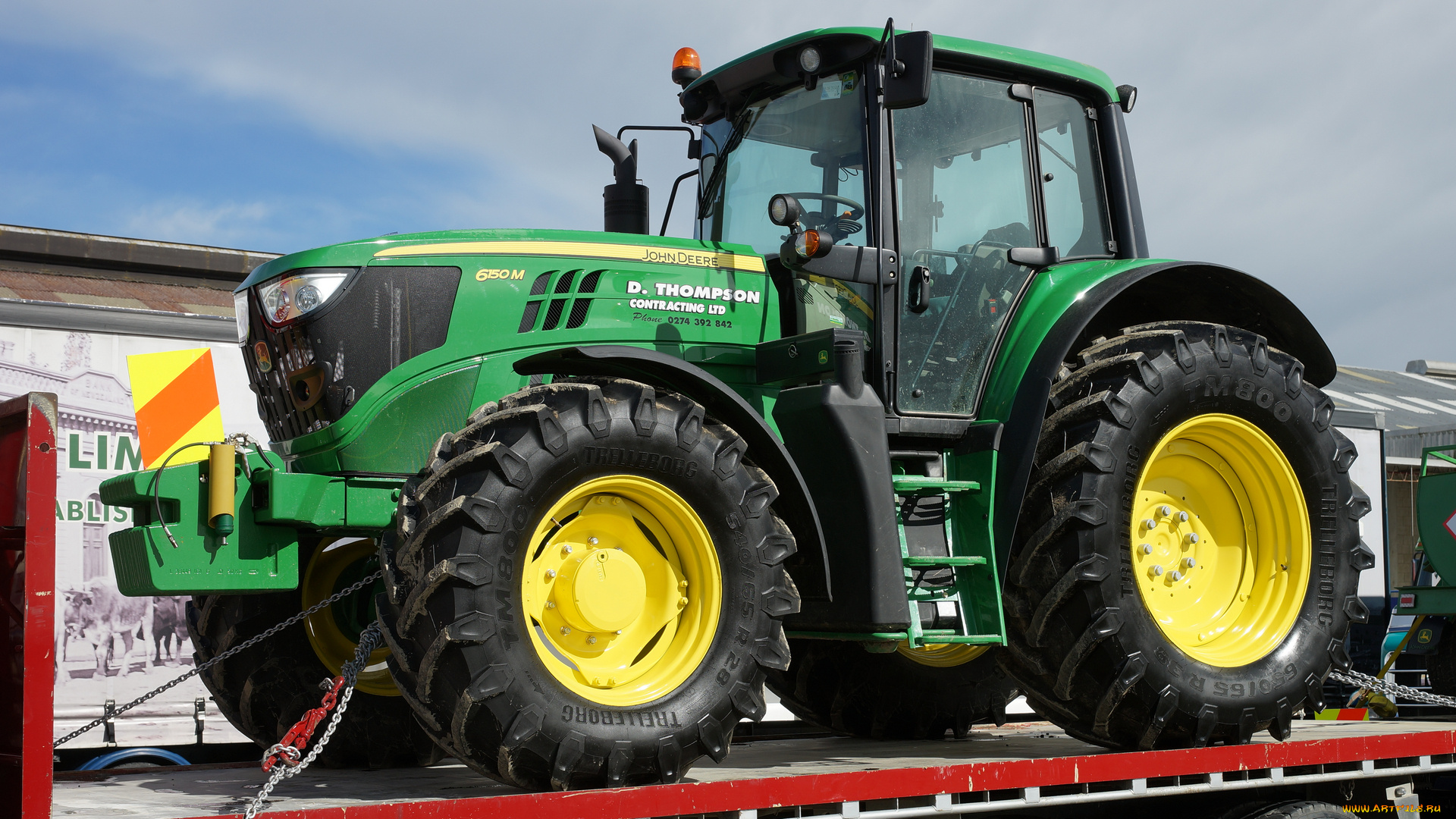 john, deere, 6150, m, техника, тракторы, трактор, колесный, тяжелый