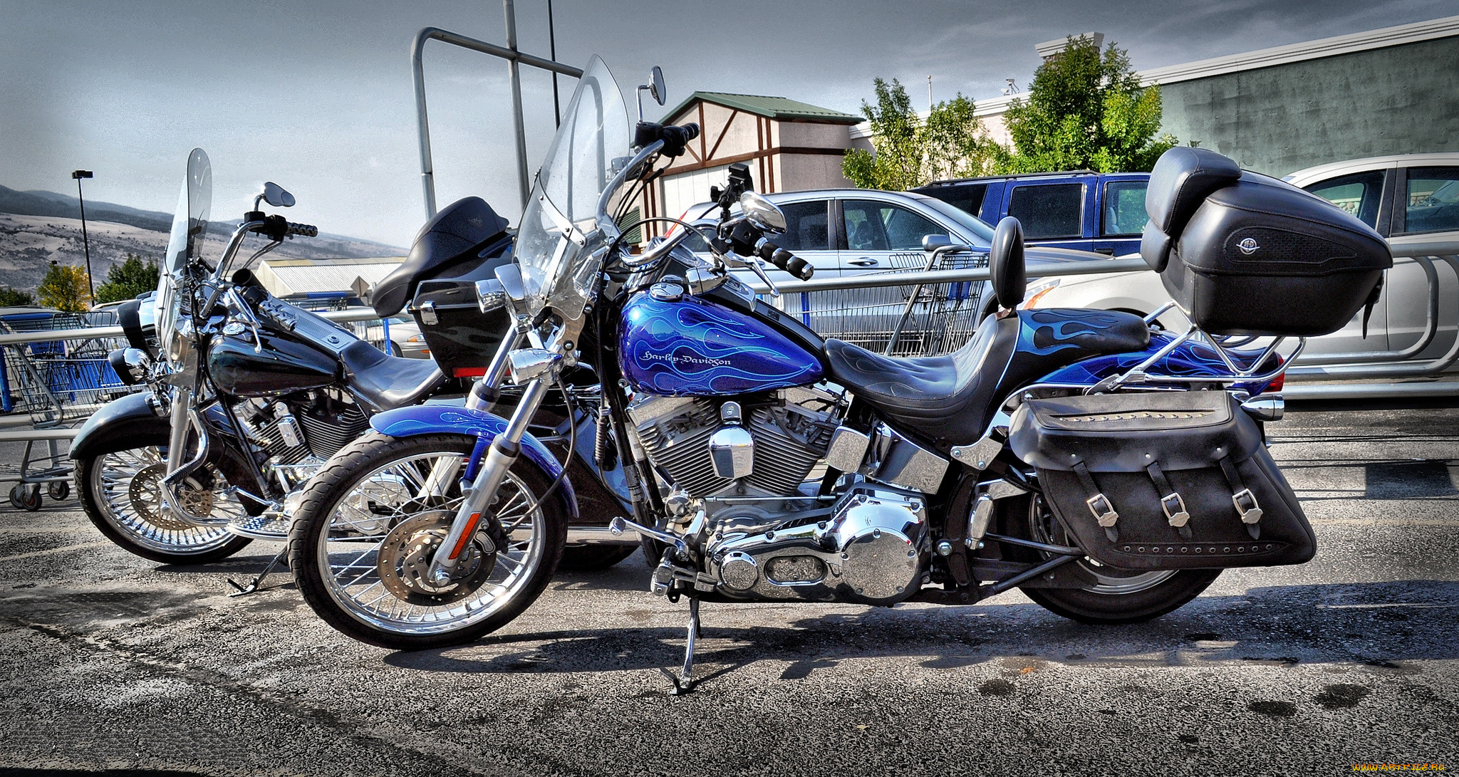 harley-davidson, мотоциклы, сша, дорожные, классические