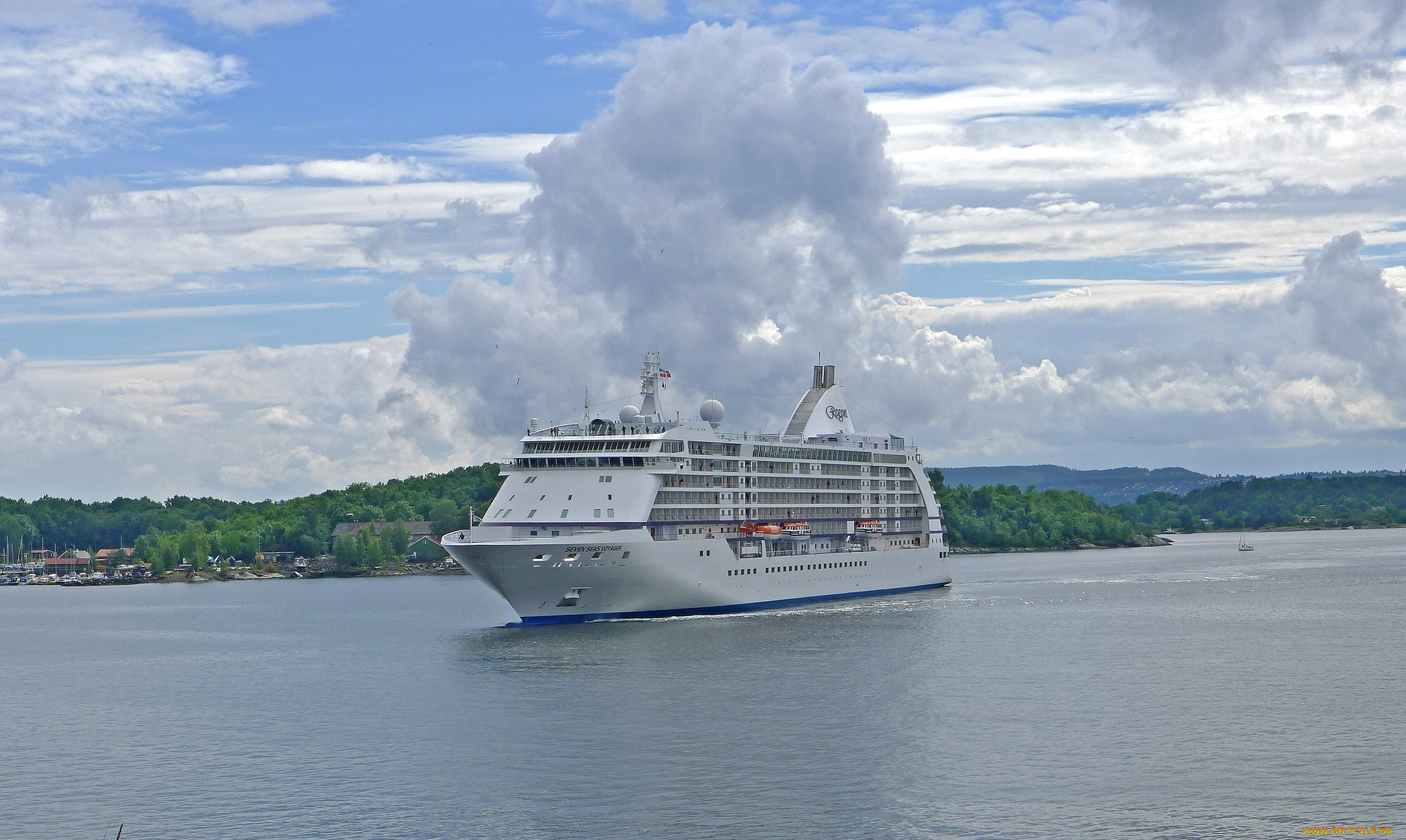 корабли, лайнеры, круиз