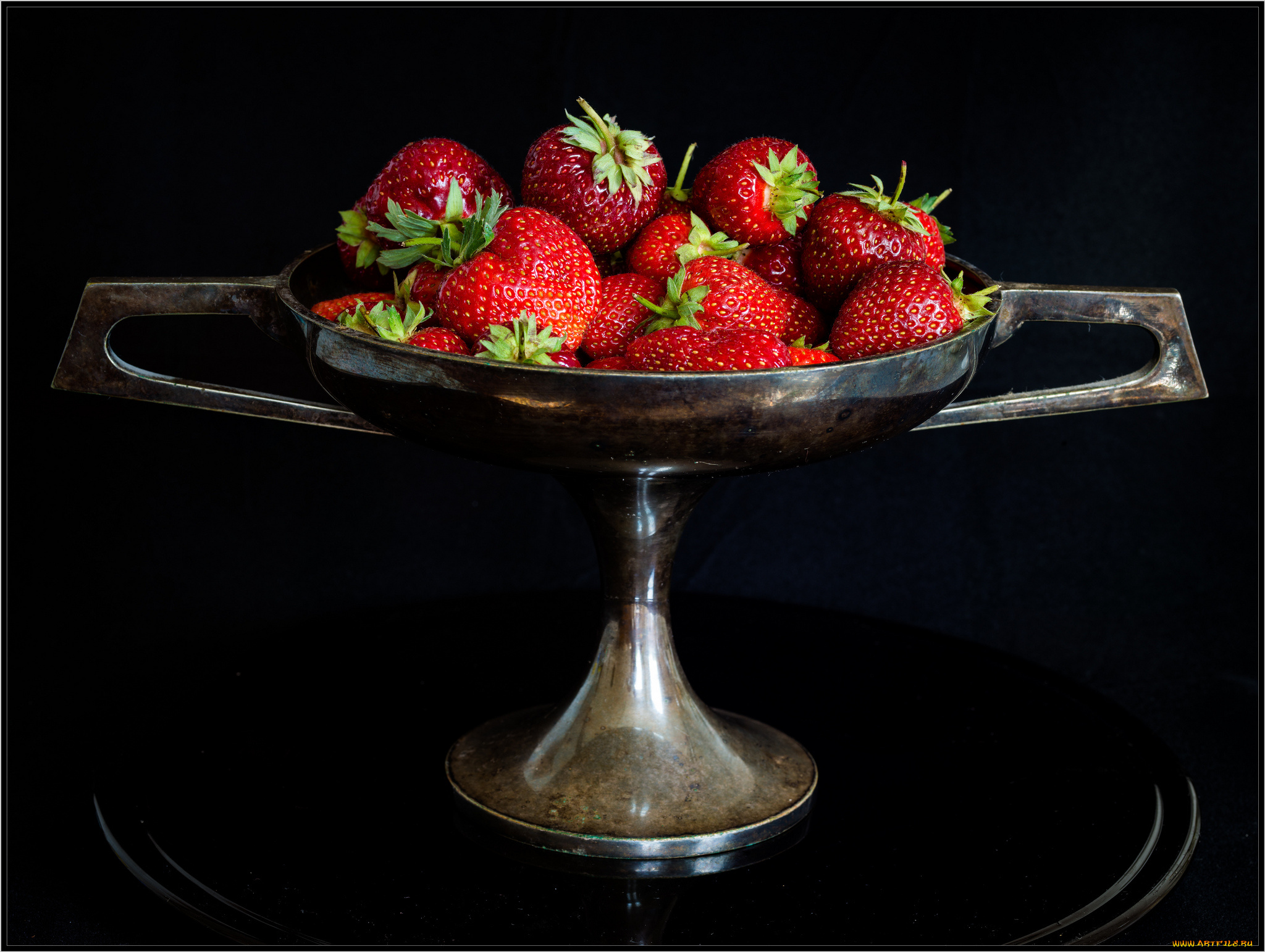 еда, клубника, , земляника, ваза