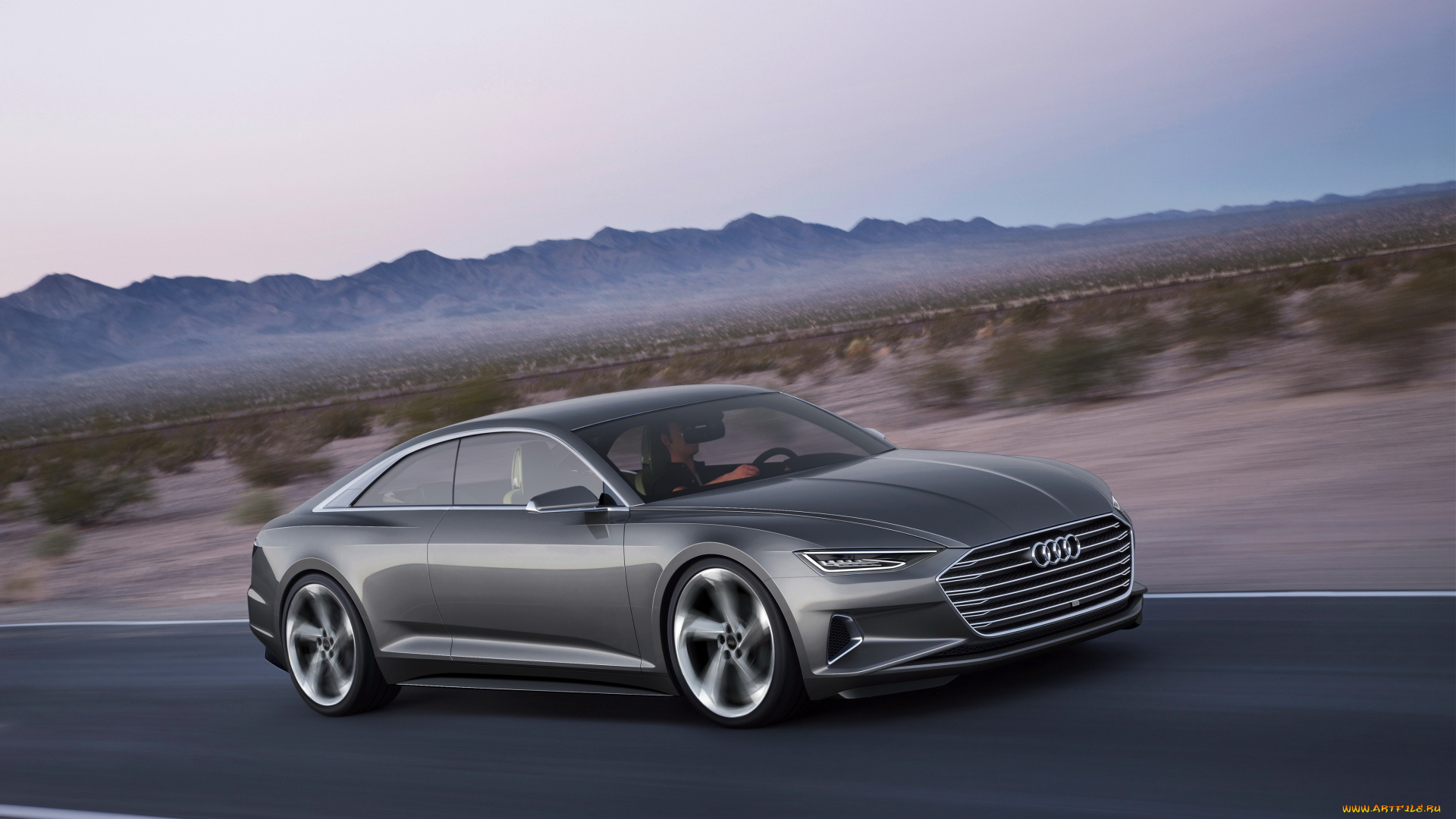 автомобили, audi, piloted, prologue, 2015г, driving