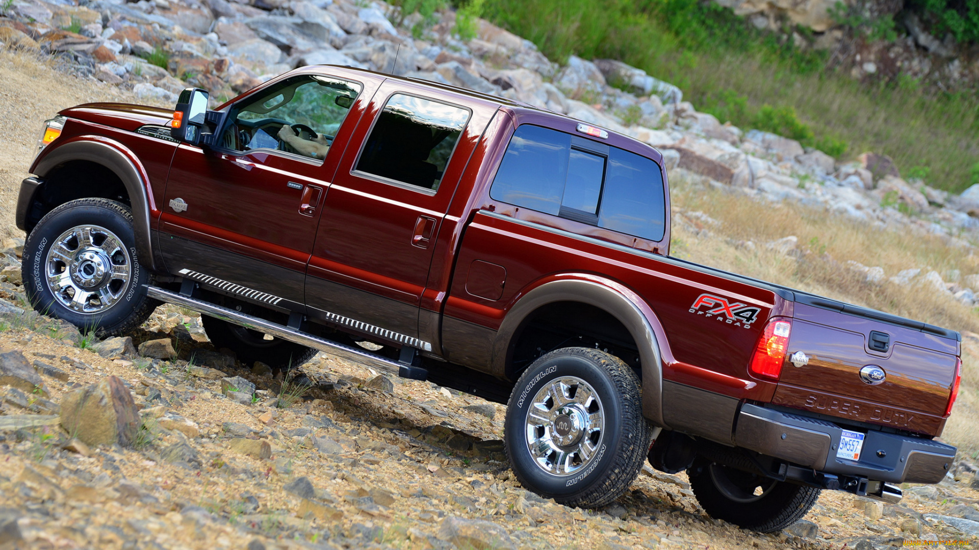 автомобили, ford, красный, cab, crew, platinum, duty, super, f-450