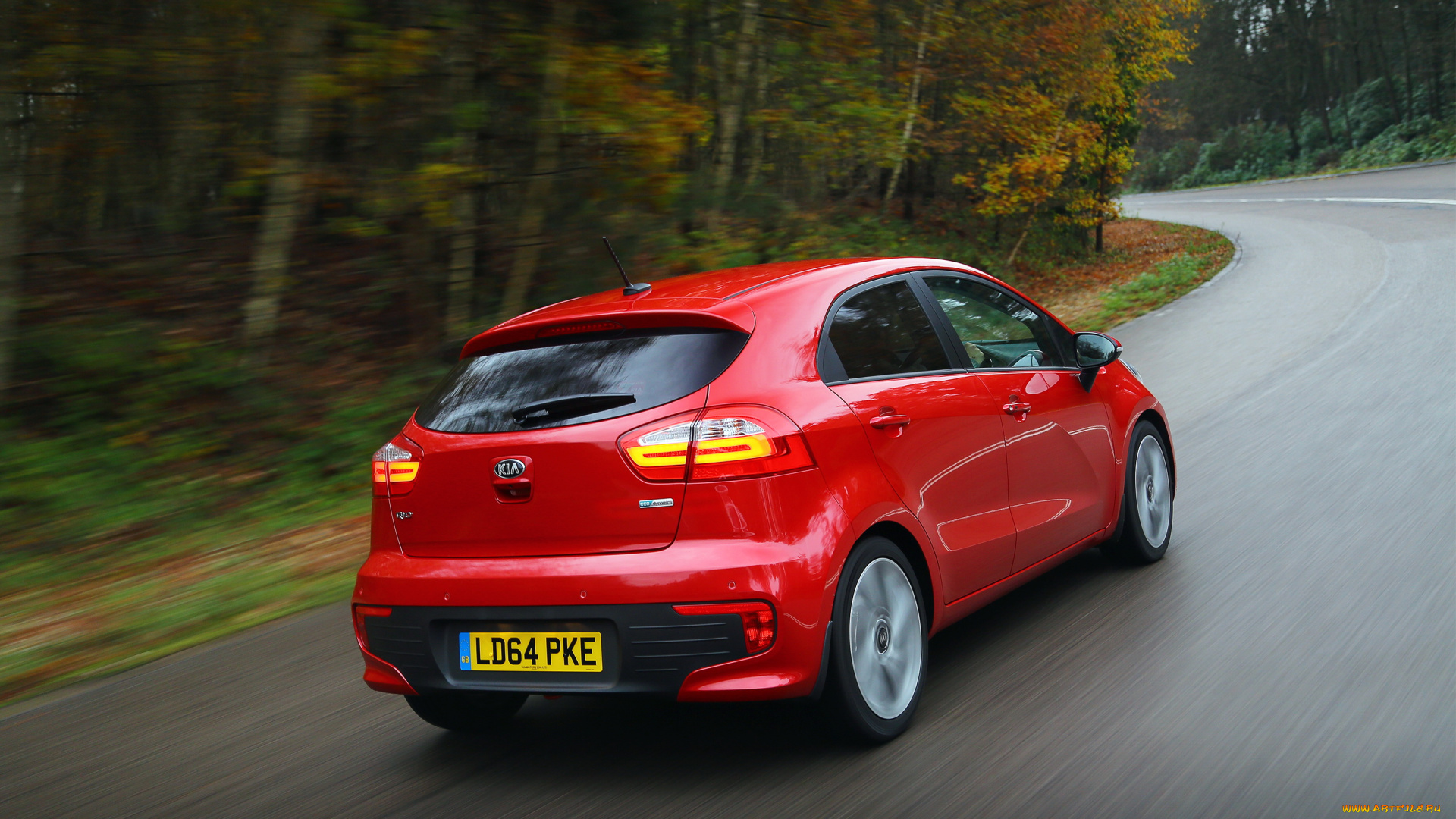 автомобили, kia, красный, 2014г, ub, uk-spec, ecodynamics, 5-door, rio