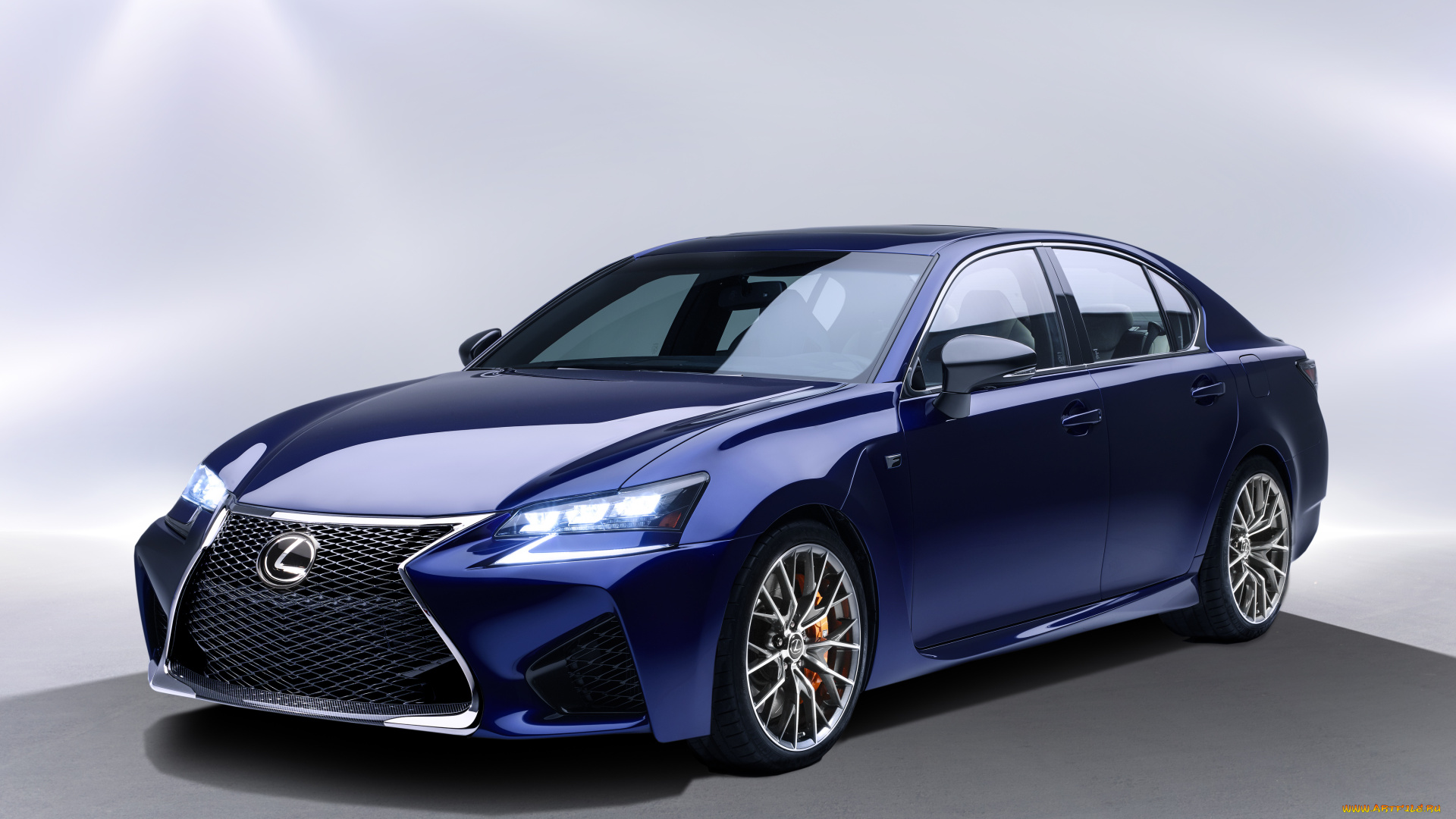 автомобили, lexus, синий, gs, f, 2016г