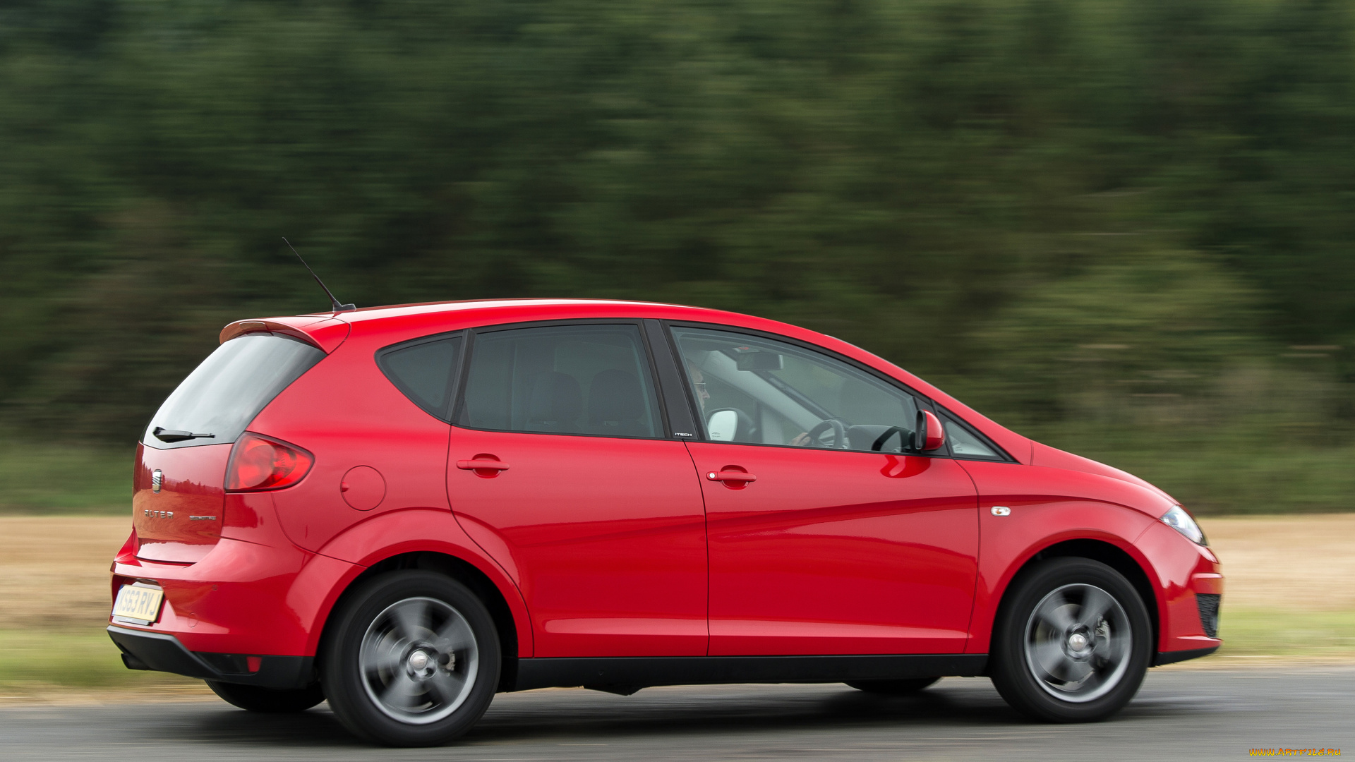 автомобили, seat, altea, i-tech, 2013г, красный