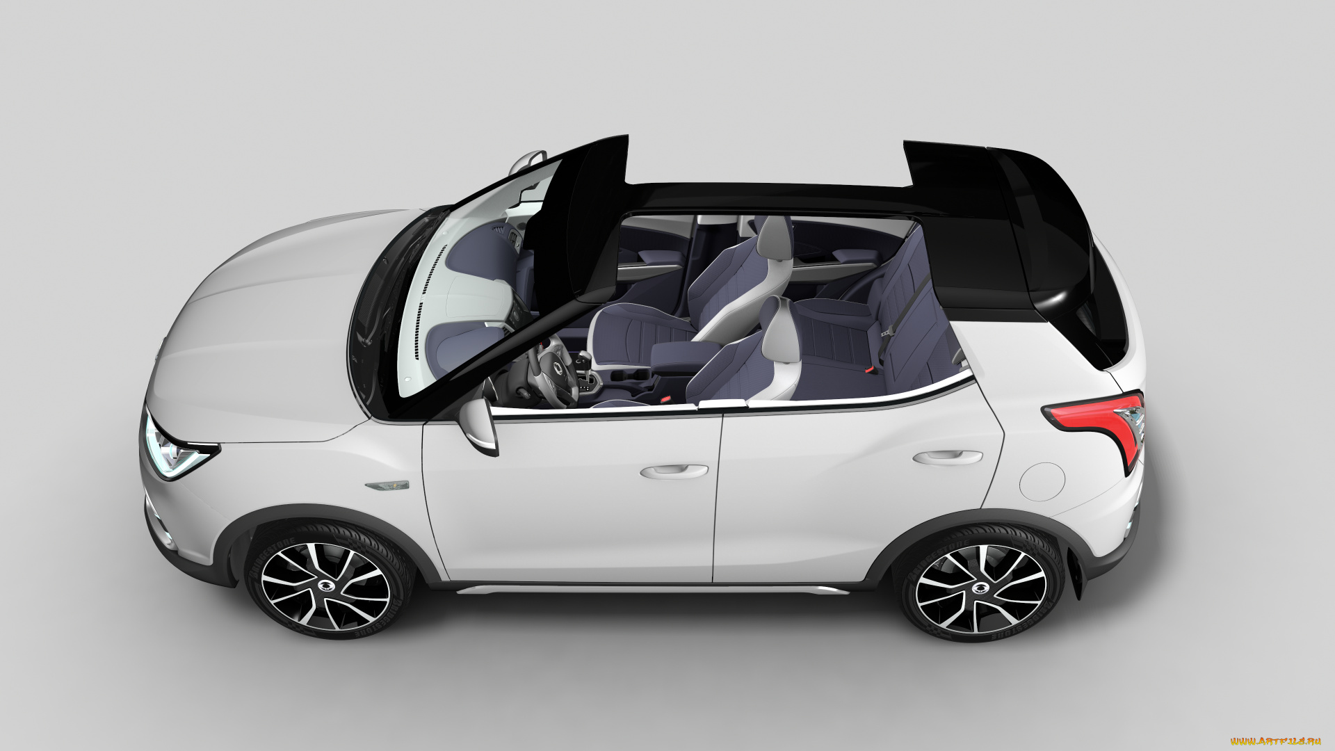 автомобили, ssang, yong, светлый, 2014г, concept, xiv-air, ssangyong