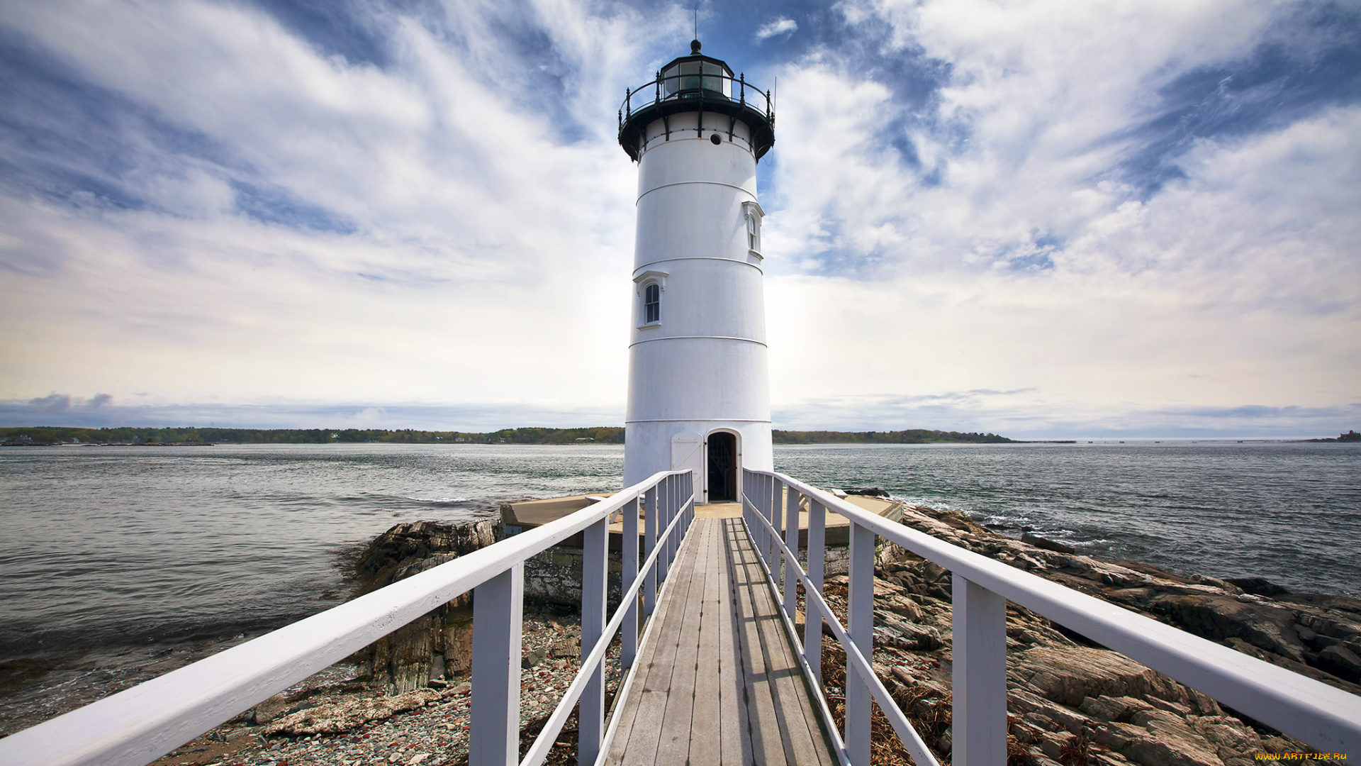 природа, маяки, маяк, побережье