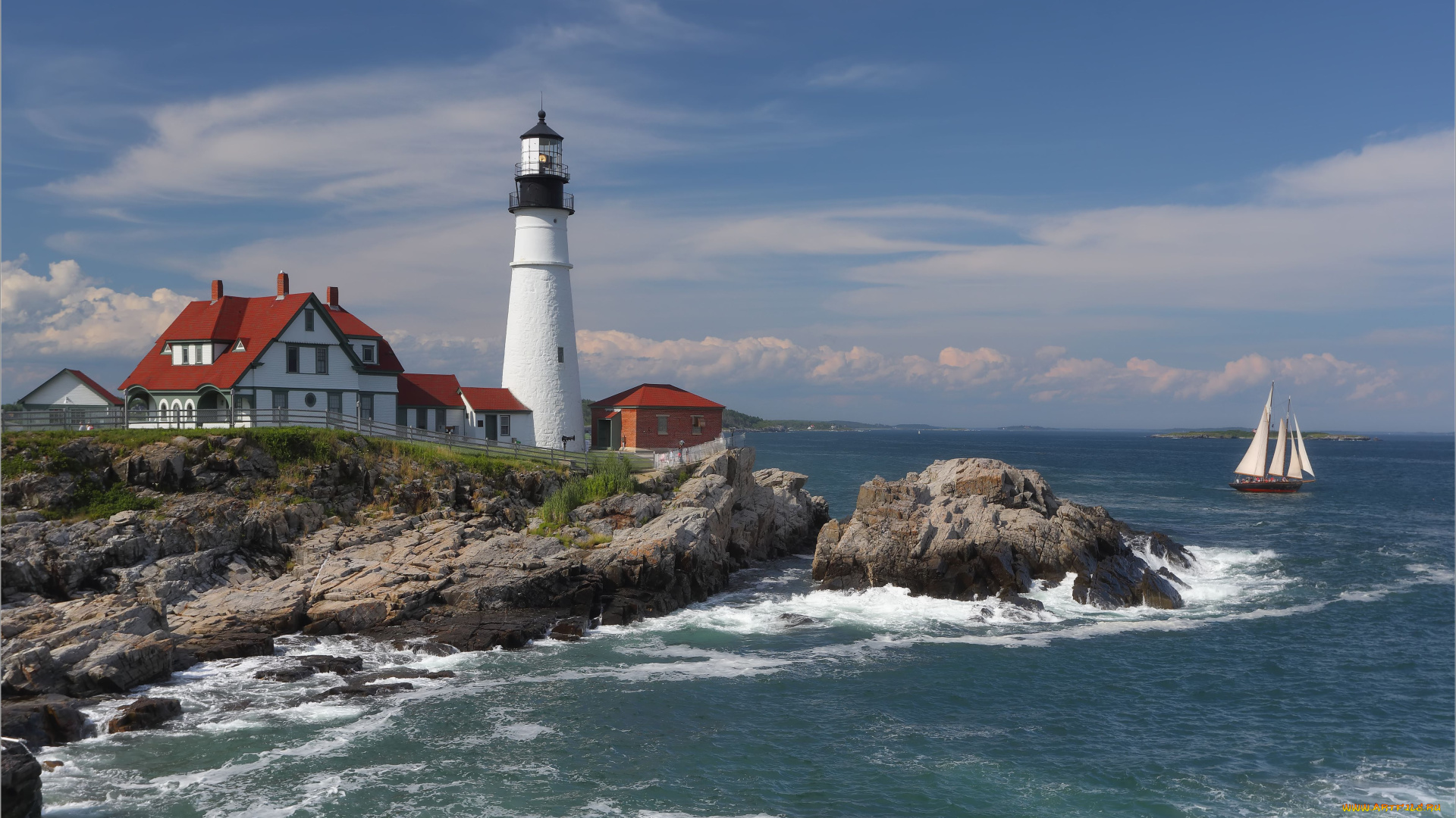 природа, маяки, маяк, побережье