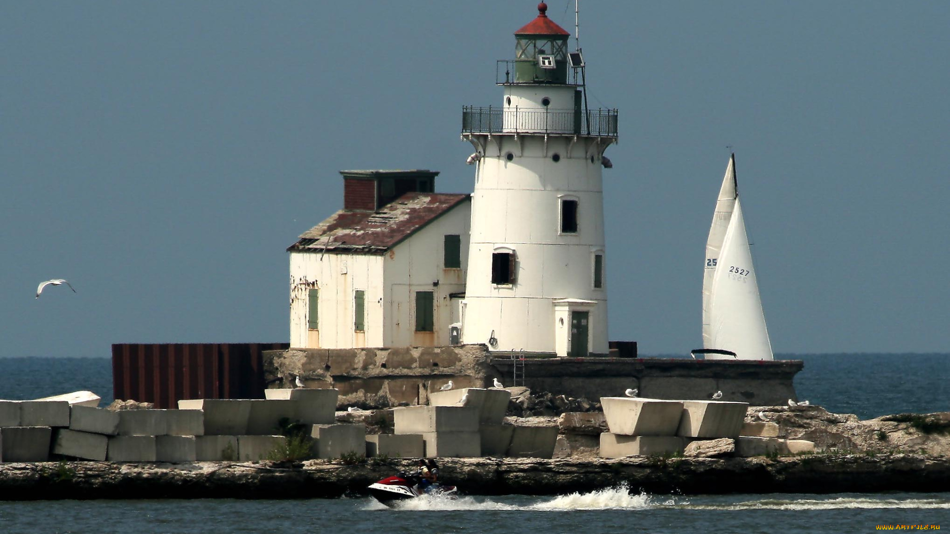 природа, маяки, маяк, побережье