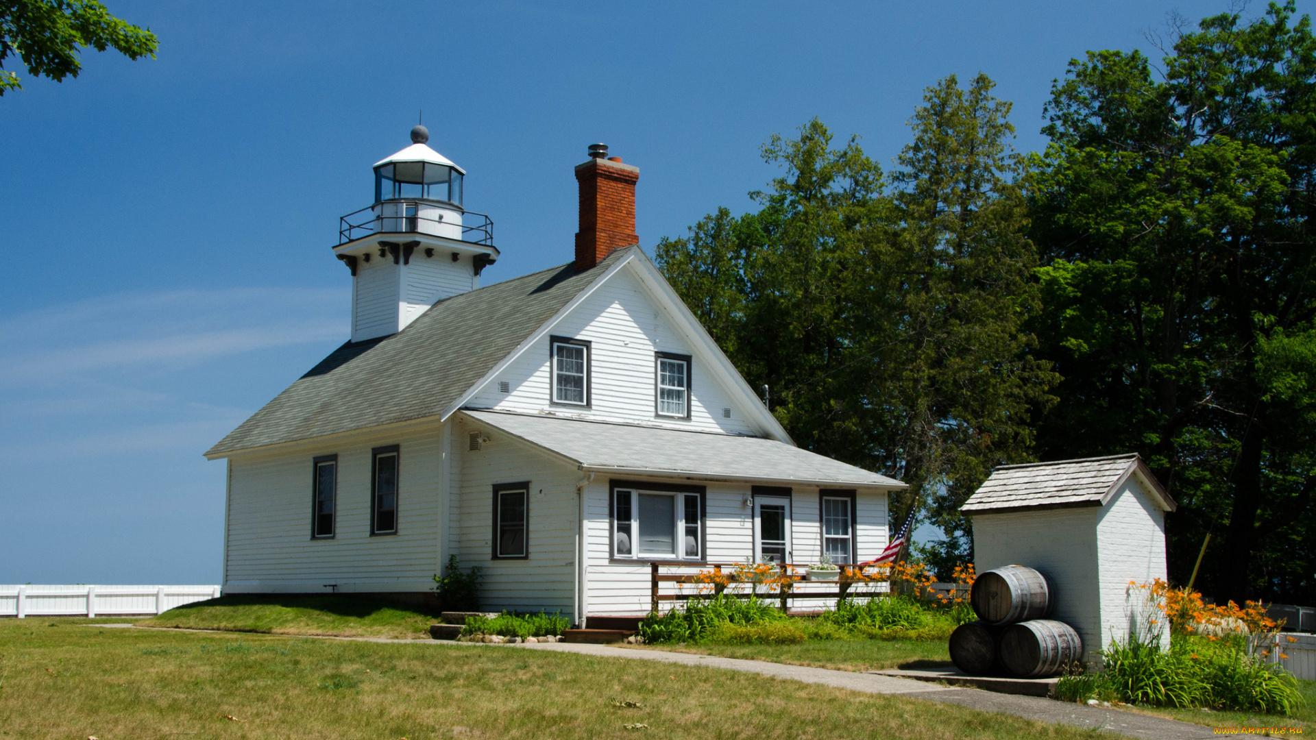 природа, маяки, побережье, маяк