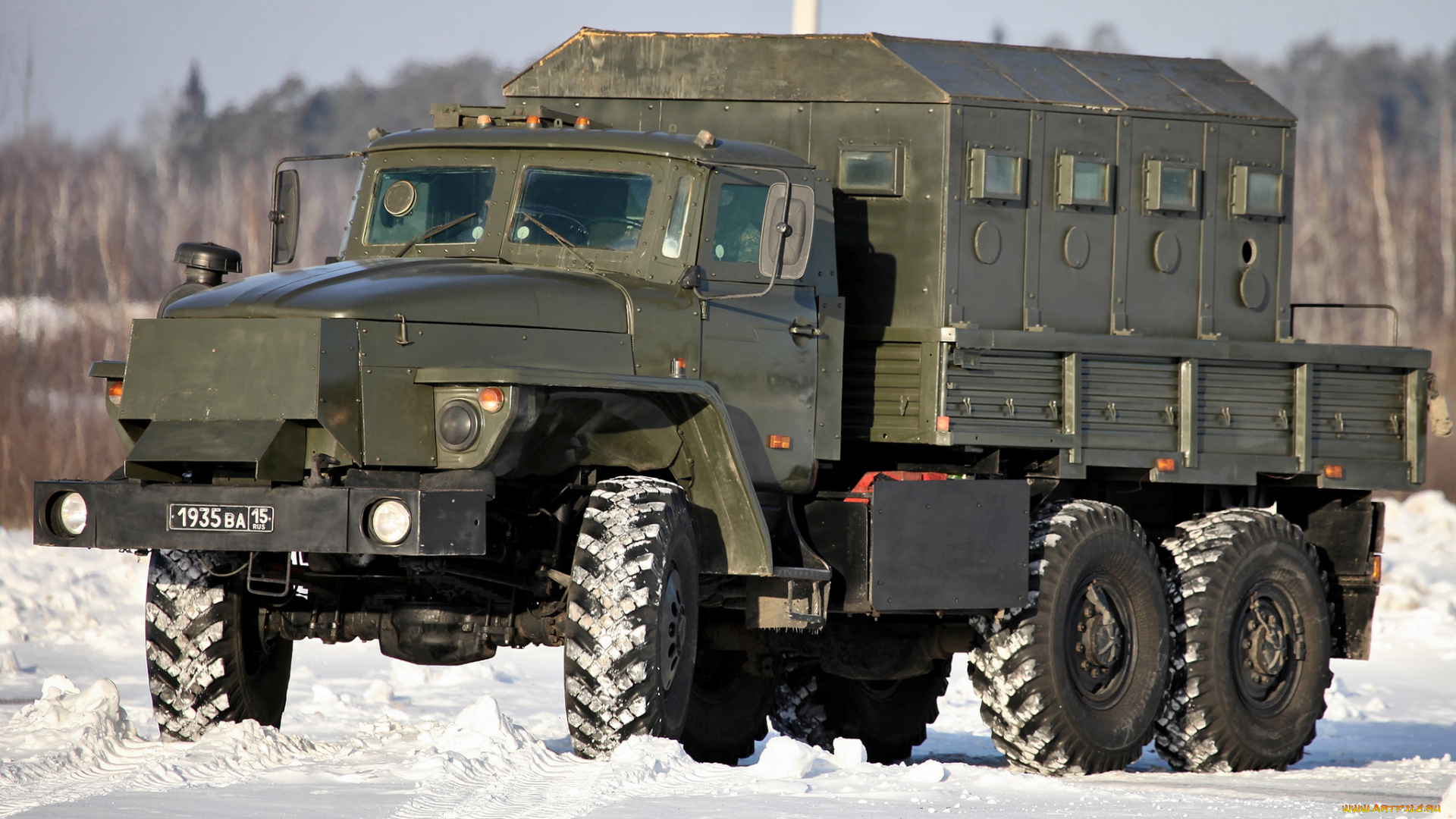 техника, военная, техника, снег