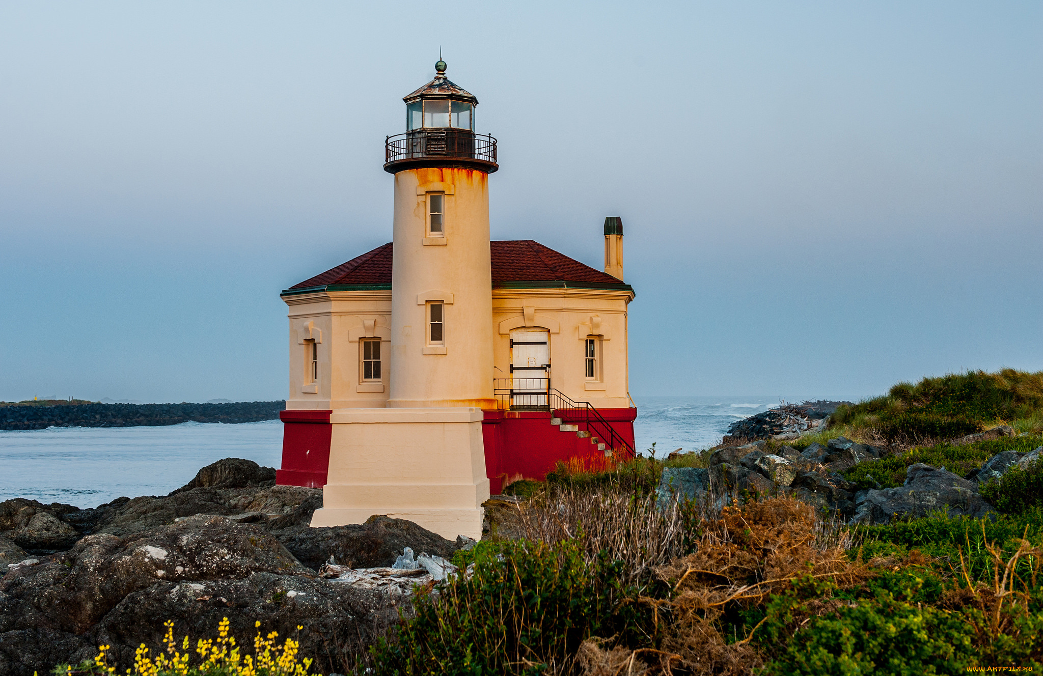 природа, маяки, маяк, побережье
