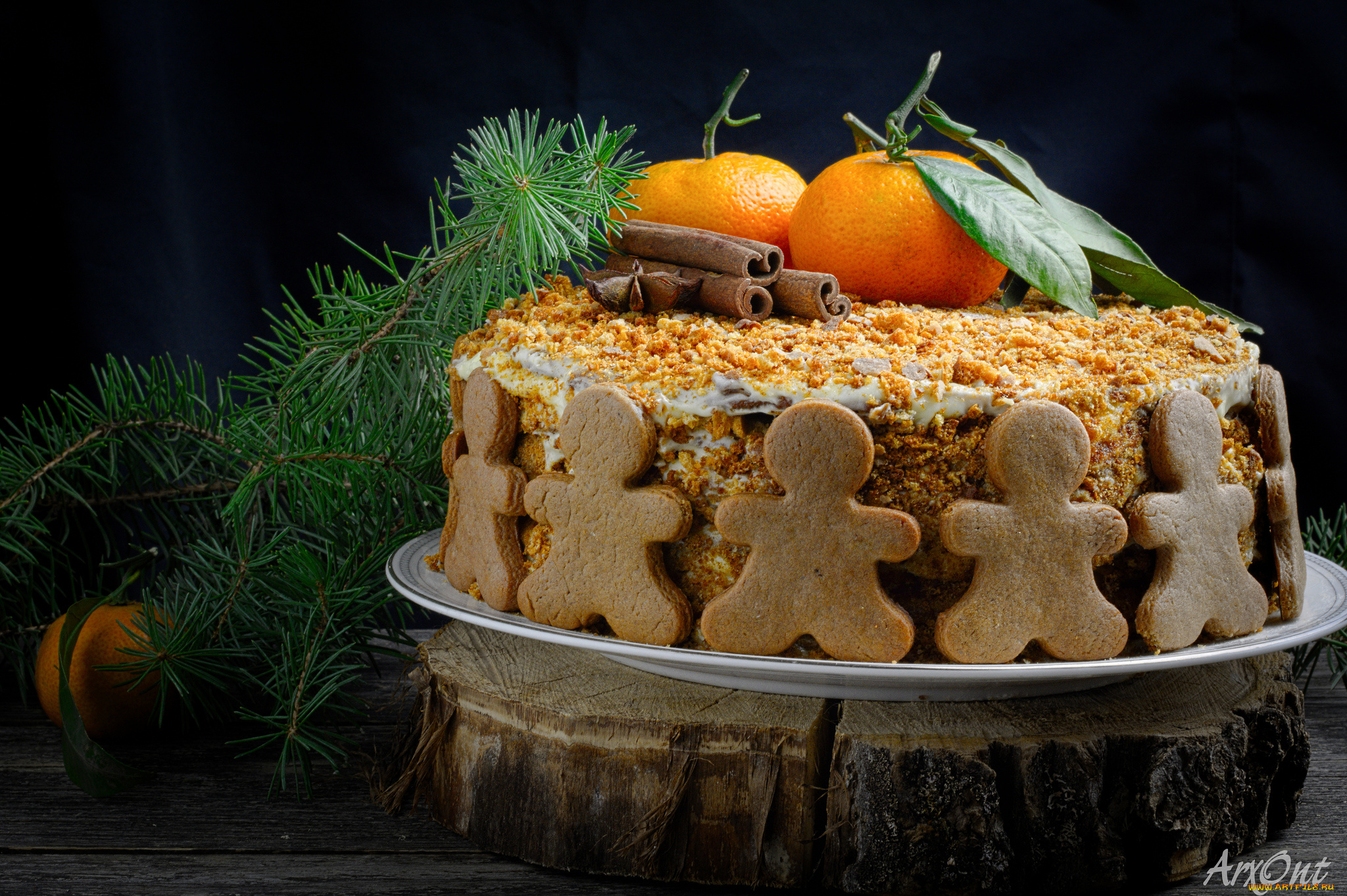 праздничные, угощения, торт