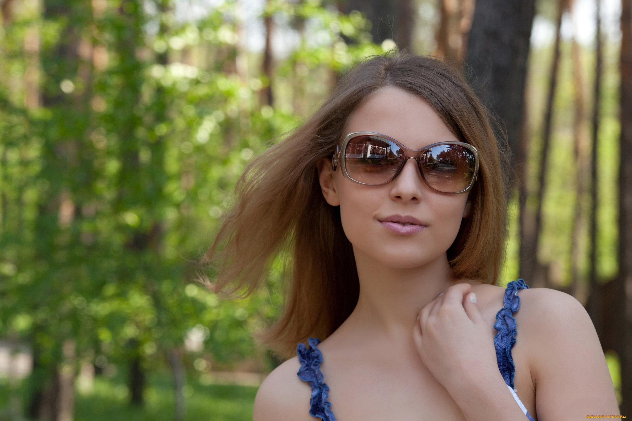 nikia, a, девушки, -unsort, , лица, , портреты, очки, девушка, nikia, a, портрет, платье