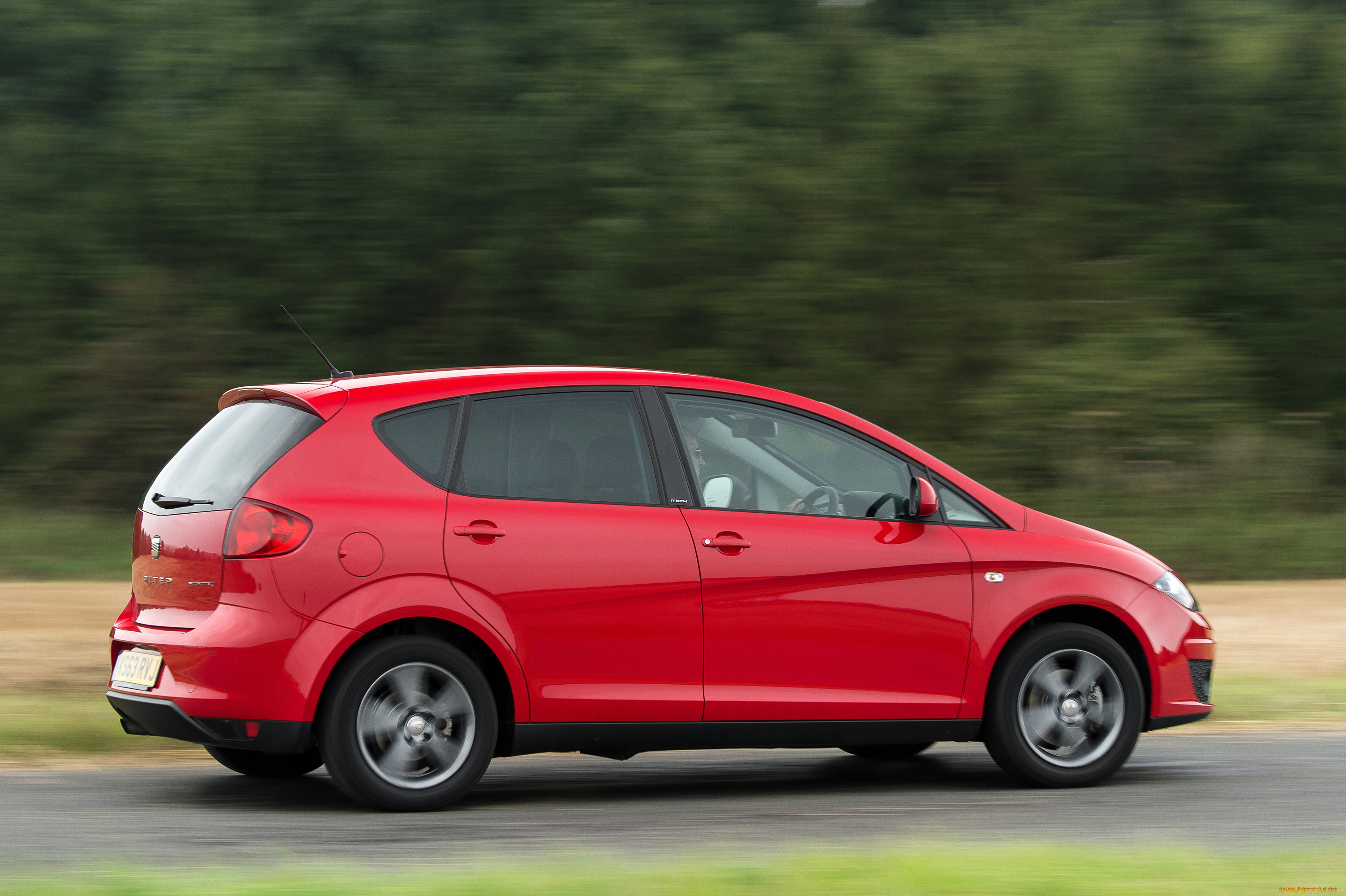 автомобили, seat, altea, i-tech, 2013г, красный