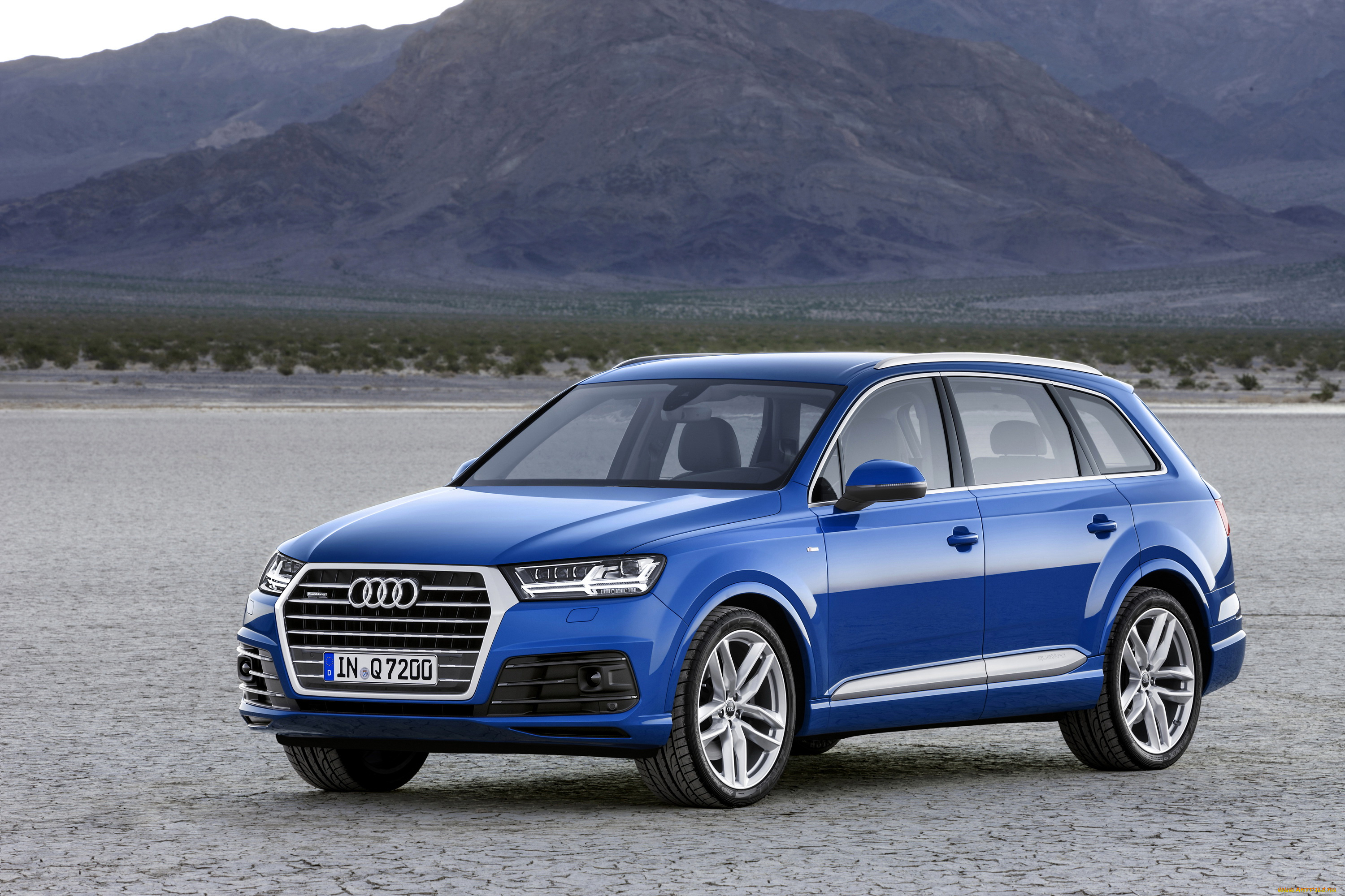 2015, audi, q7, tfsi, quattro, автомобили, audi, металлик, голубой, quattro