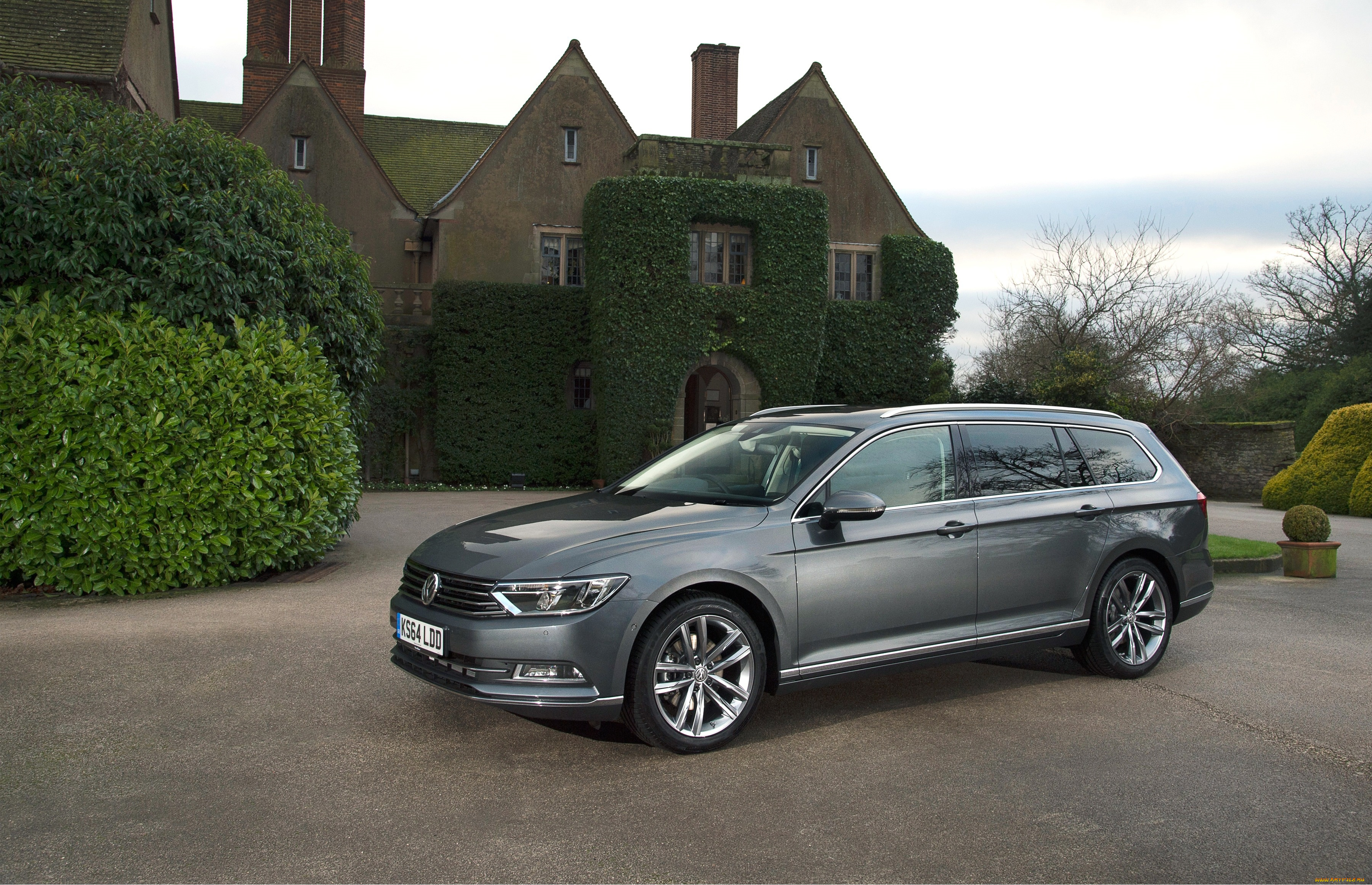 автомобили, volkswagen, estate, passat, серый, 2015г, gt, b8