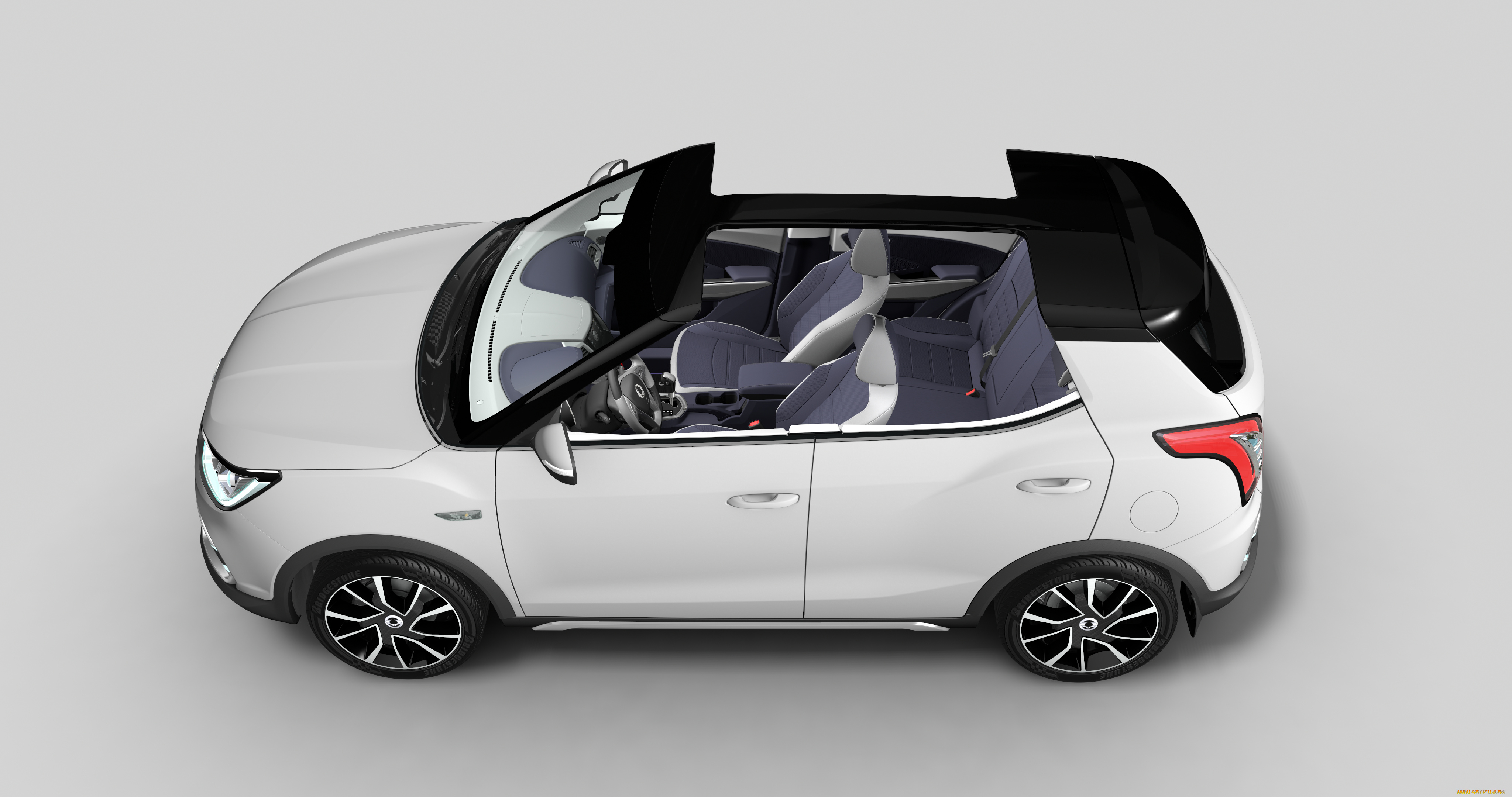 автомобили, ssang, yong, светлый, 2014г, concept, xiv-air, ssangyong