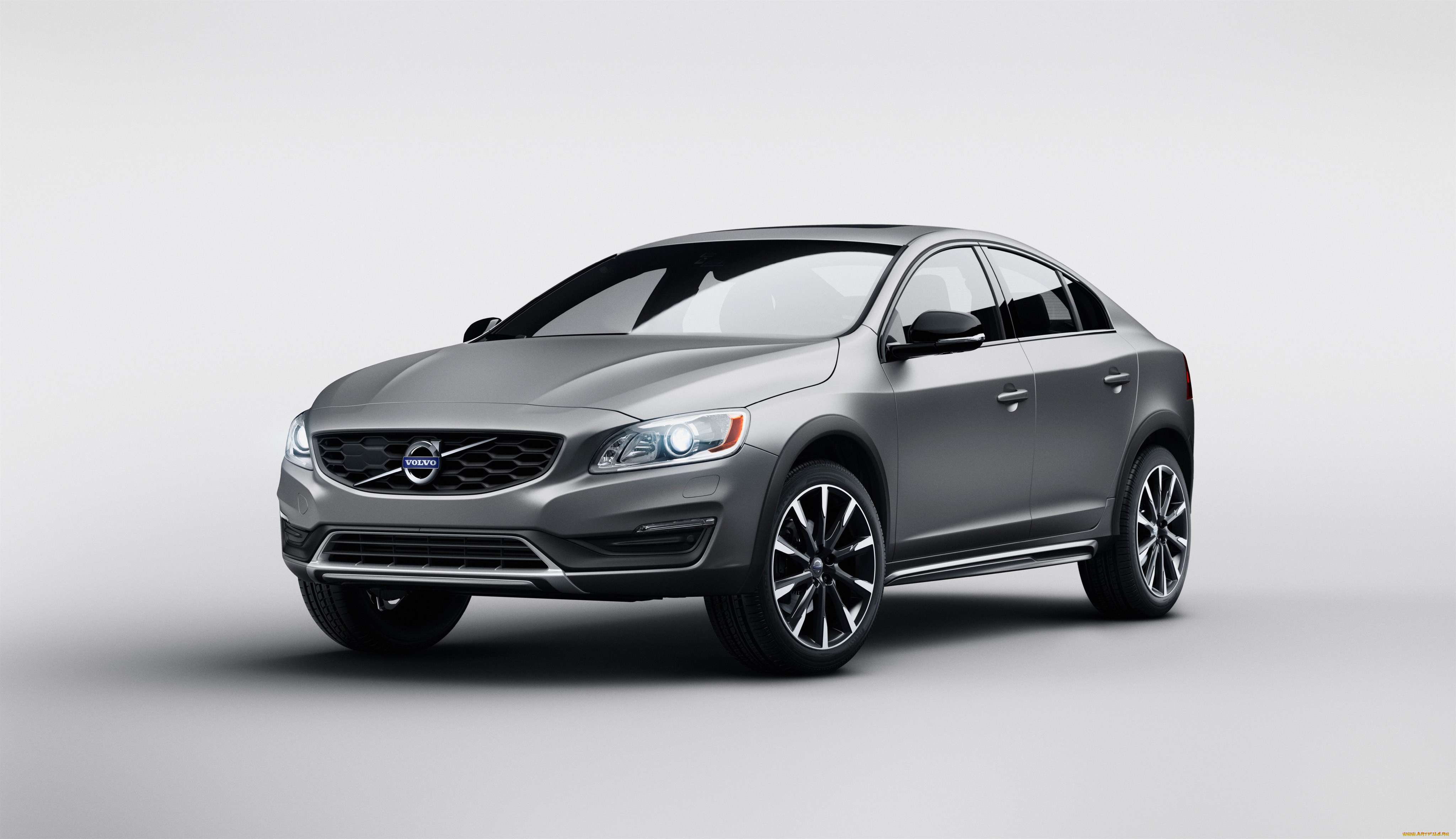 автомобили, volvo, s60, cross, country, 2015г, серый