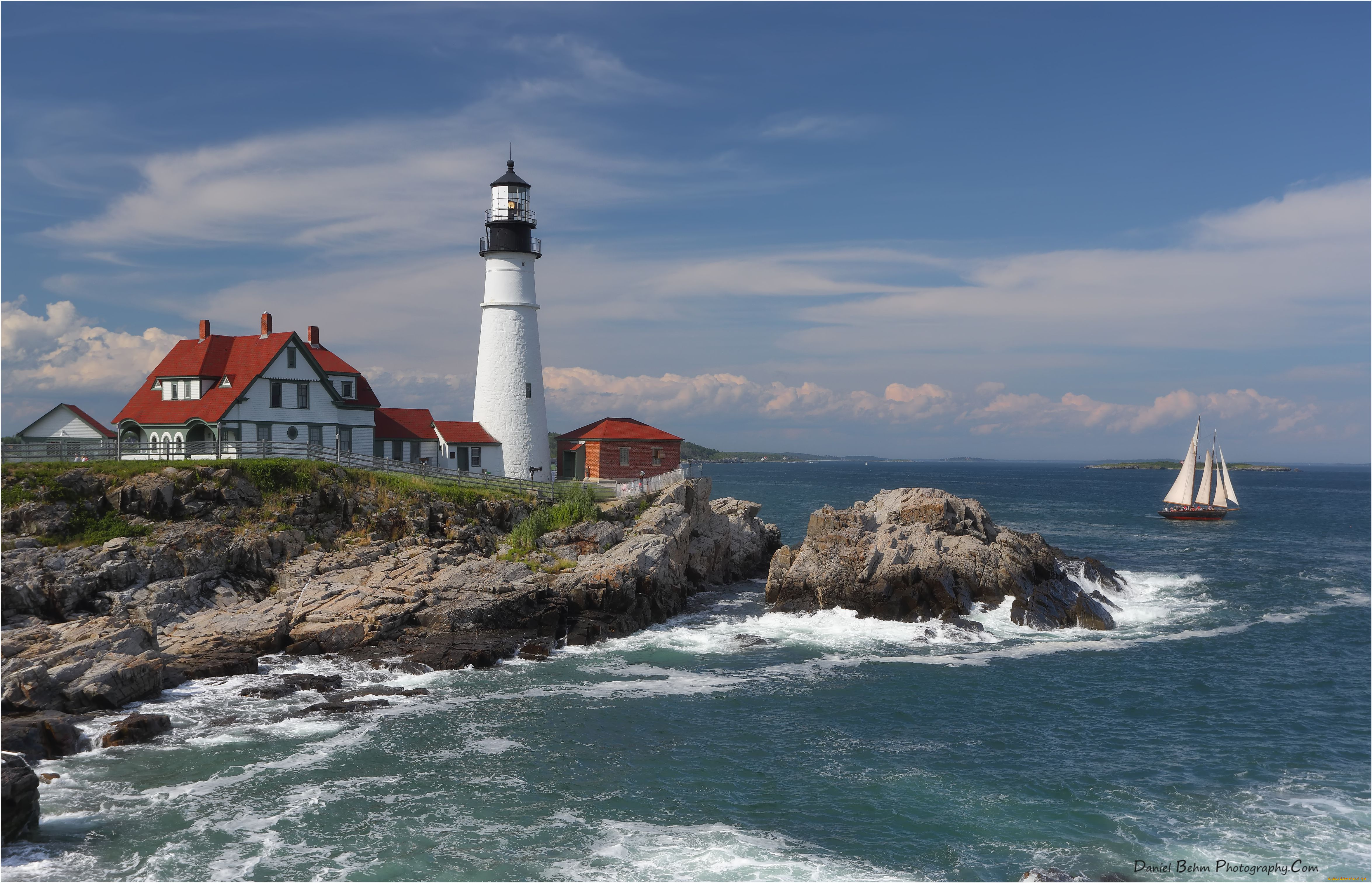 природа, маяки, маяк, побережье