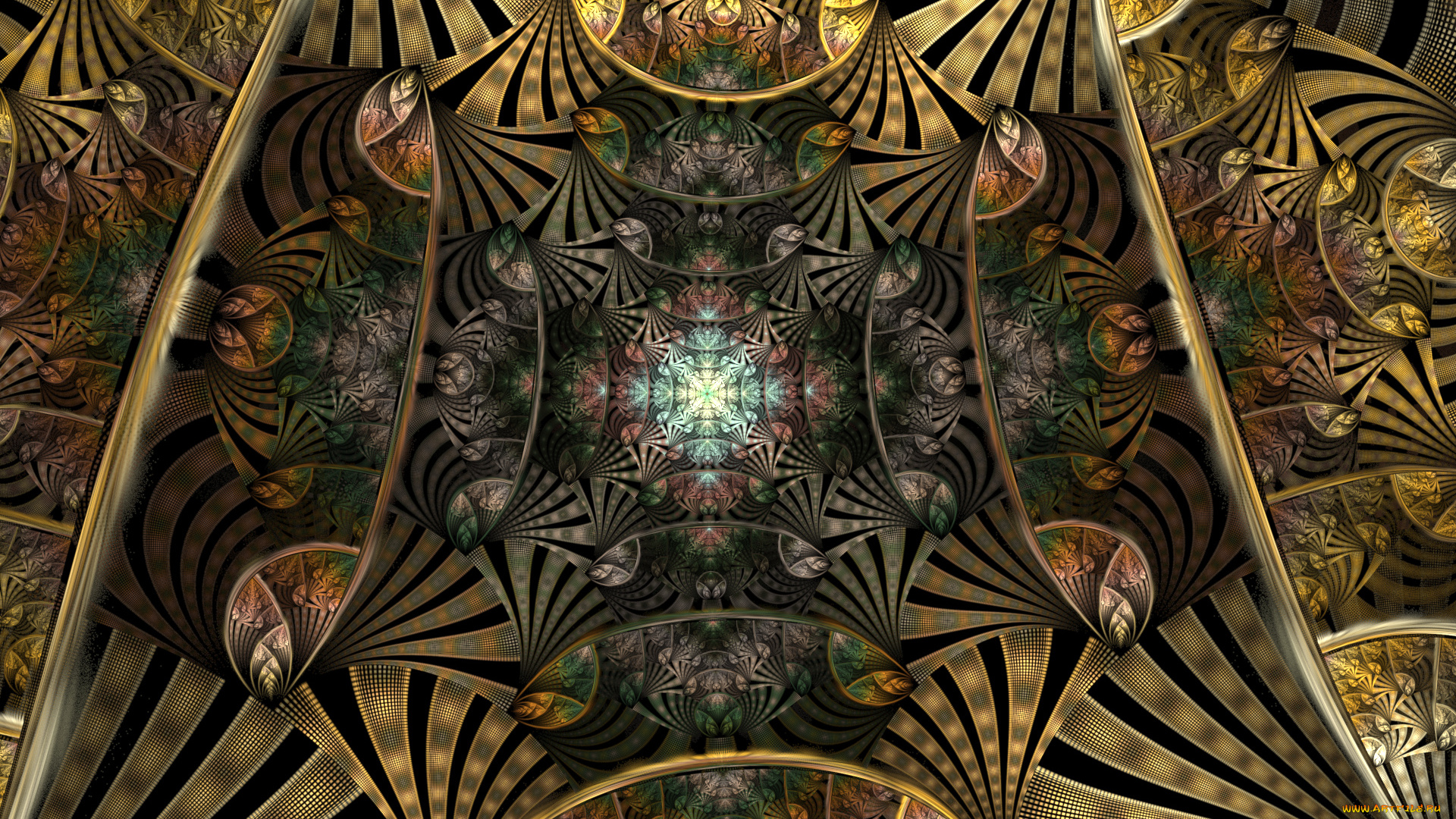 3д, графика, фракталы, , fractal, цвета, фон, узор