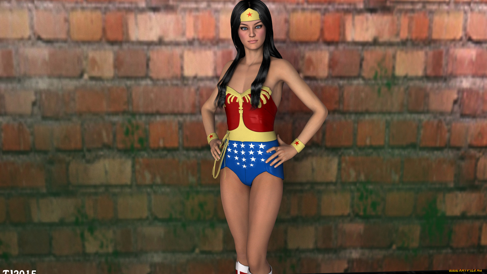 3д, графика, люди, , people, супермен, фон, взгляд, девушка