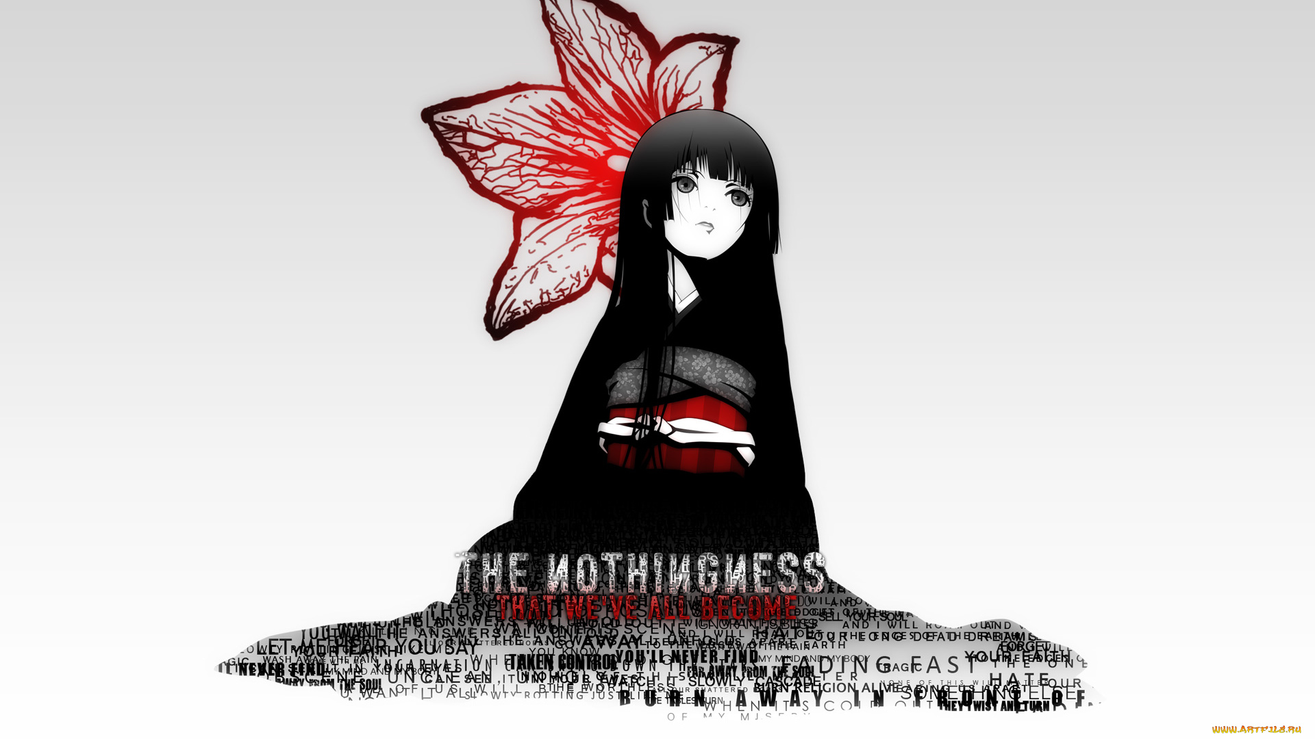 аниме, jigoku, shoujo, enma, ai, jigoku, shoujo