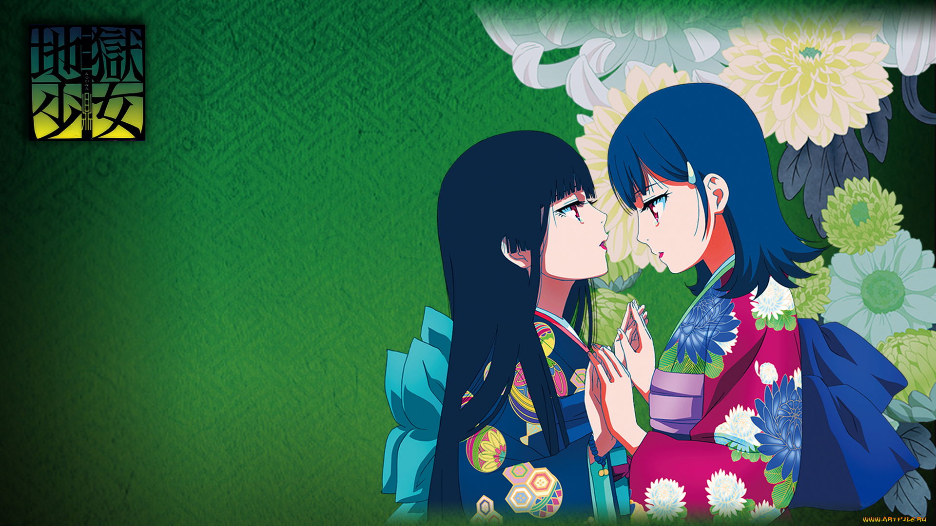 аниме, jigoku, shoujo, mikage, yuzuki, enma, ai, jigoku, shoujo