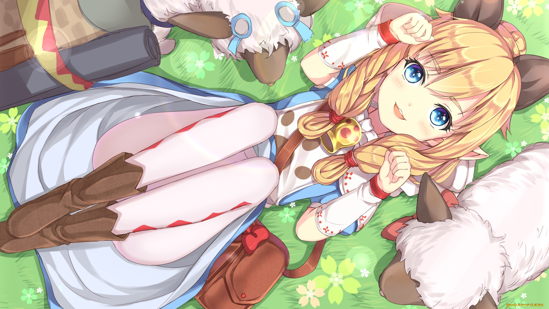 аниме, животные, , существа, monster, hunter, nikkunemu