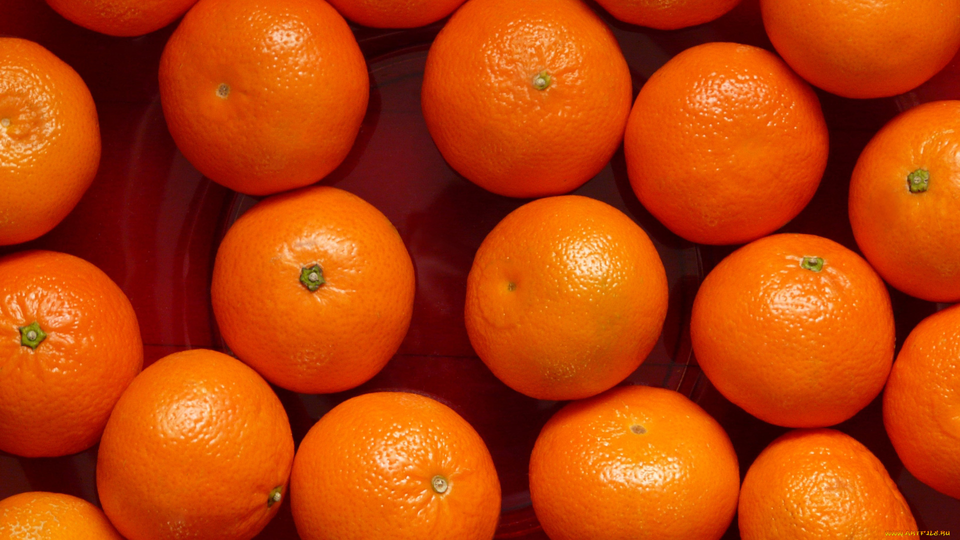 еда, цитрусы, россыпь, блюдо, мандарины