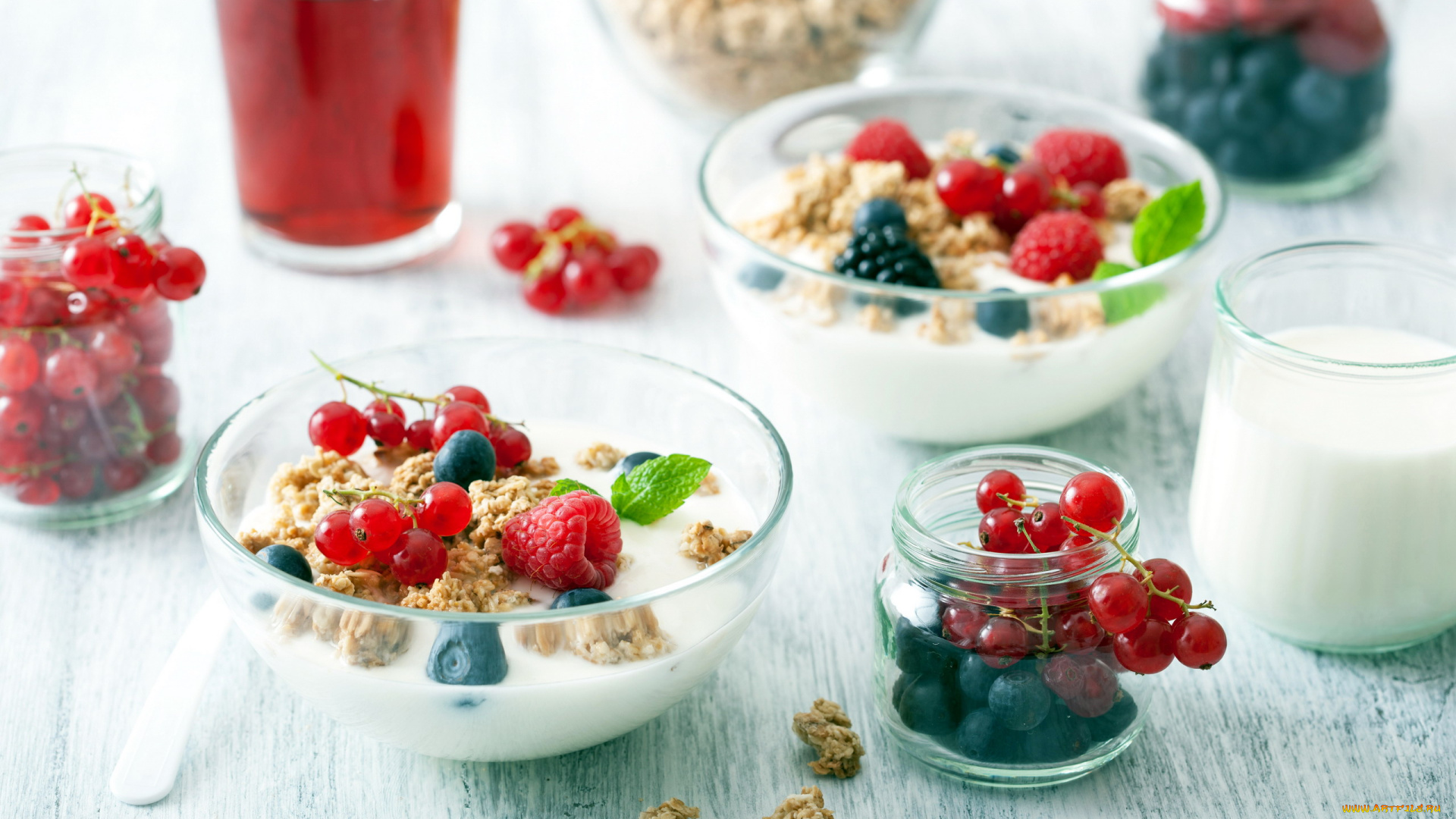 еда, мюсли, , хлопья, малина, смородина