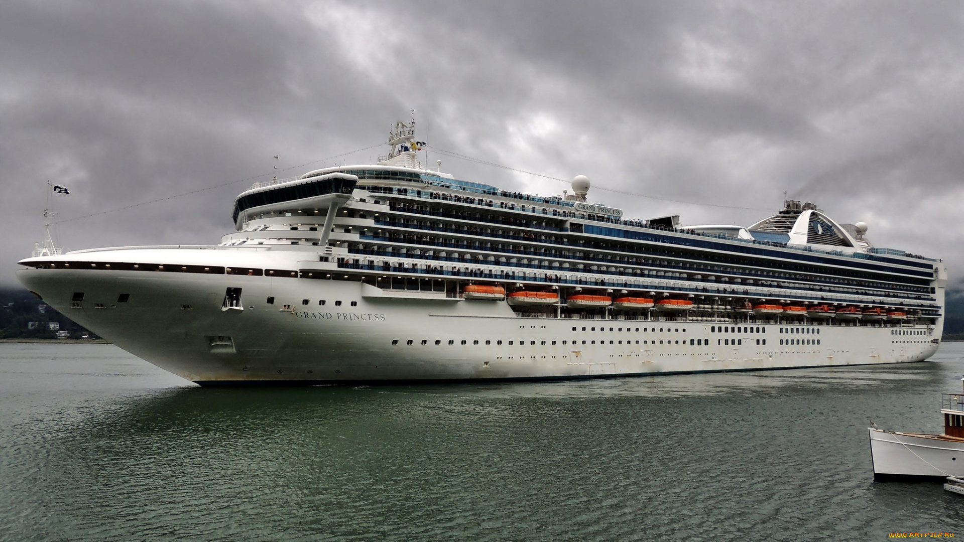 grand, princess, корабли, лайнеры, круизный, лайнер